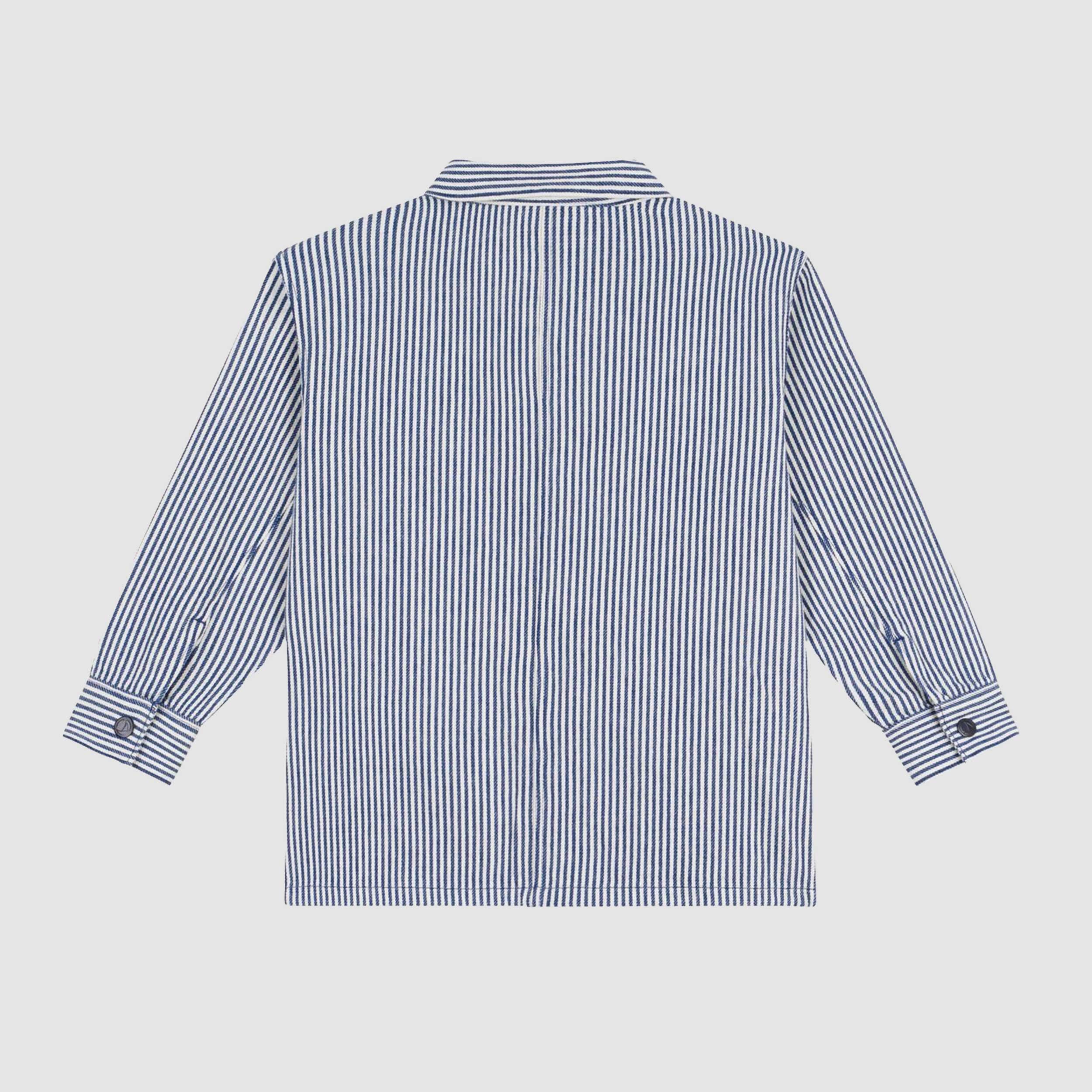 Giacca in Cotone a Righe Firmata PETIT BATEAU