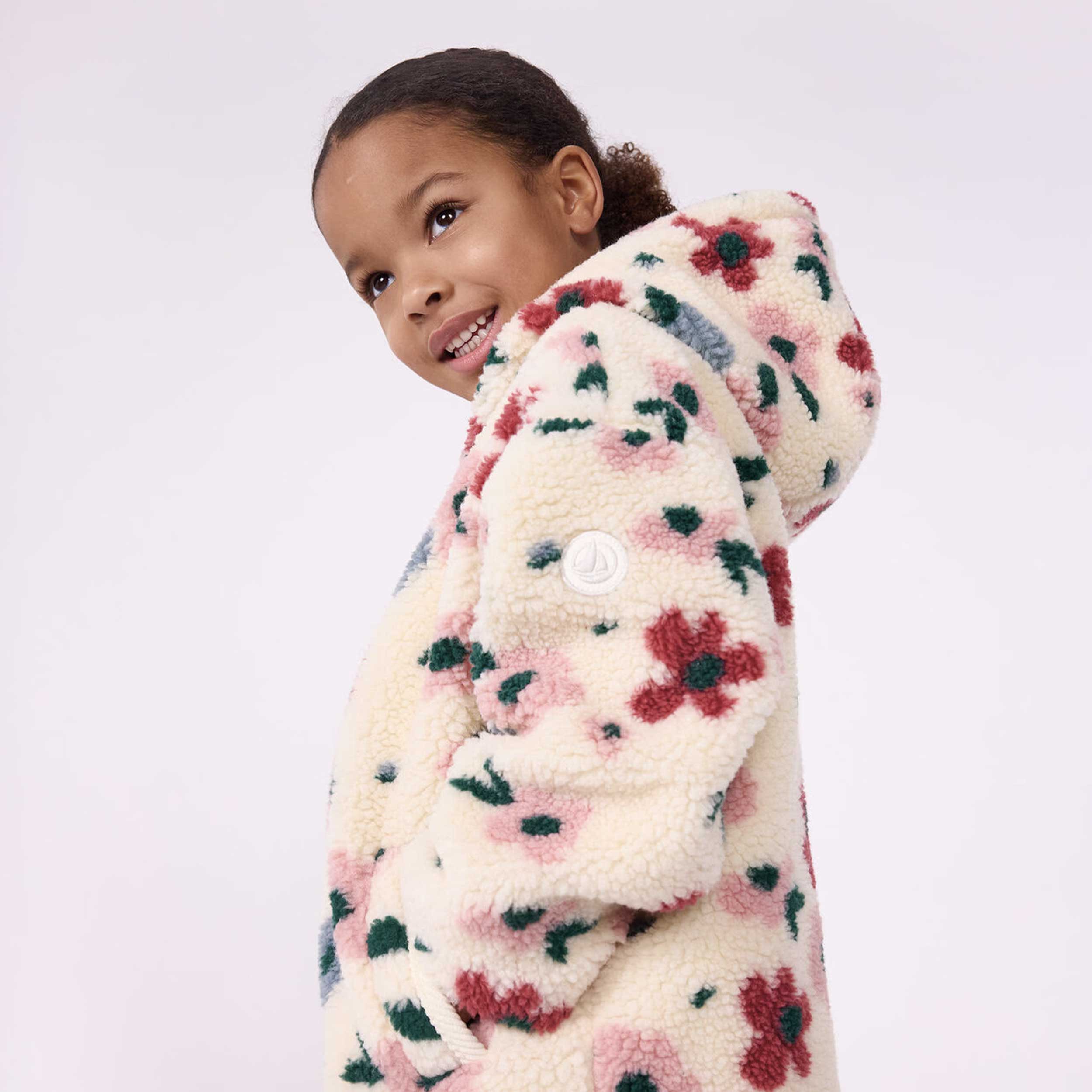 Cardigan Orsetto Fantasia Base Beige By PETIT BATEAU