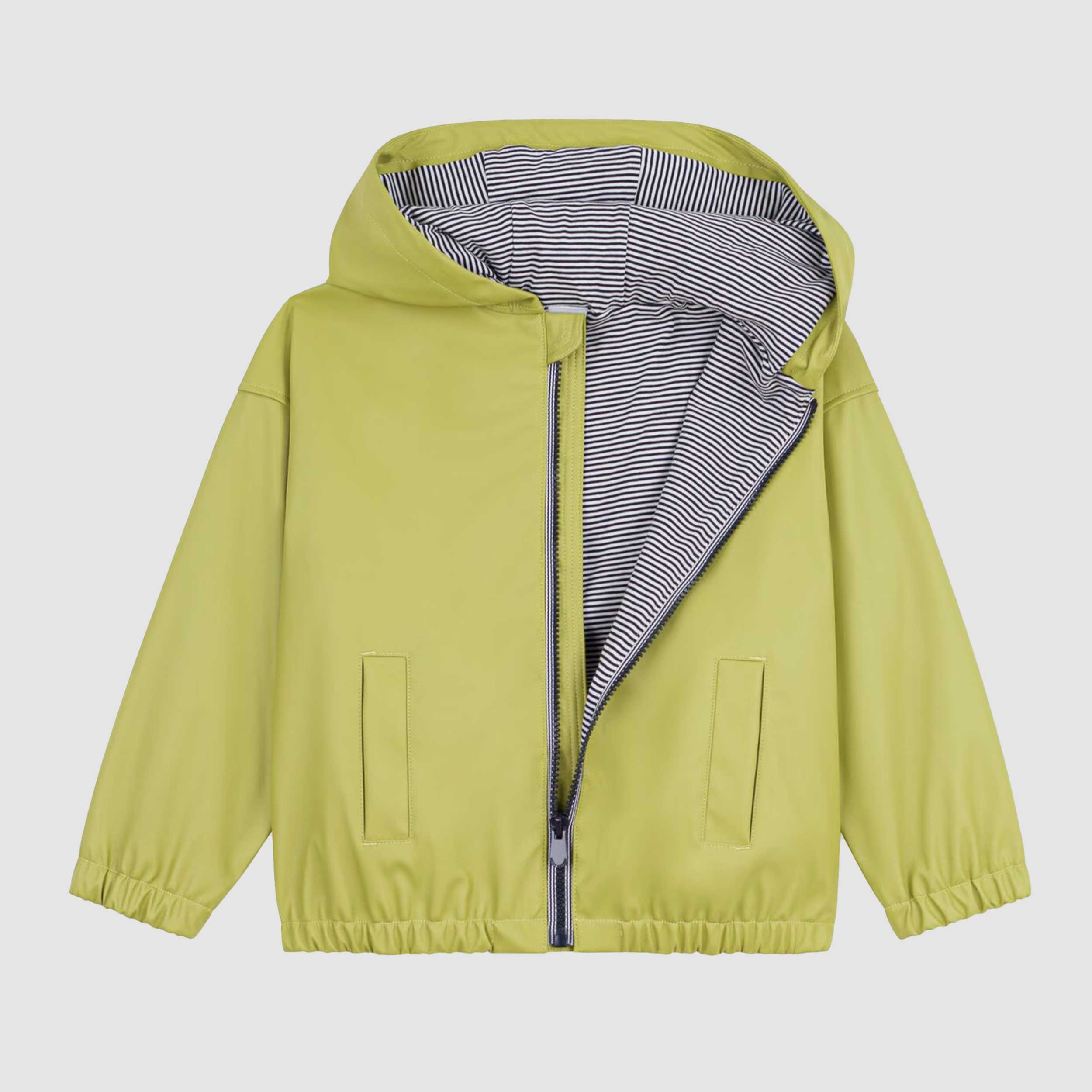 Giubbotto Verde Tinta Unita Firmato PETIT BATEAU