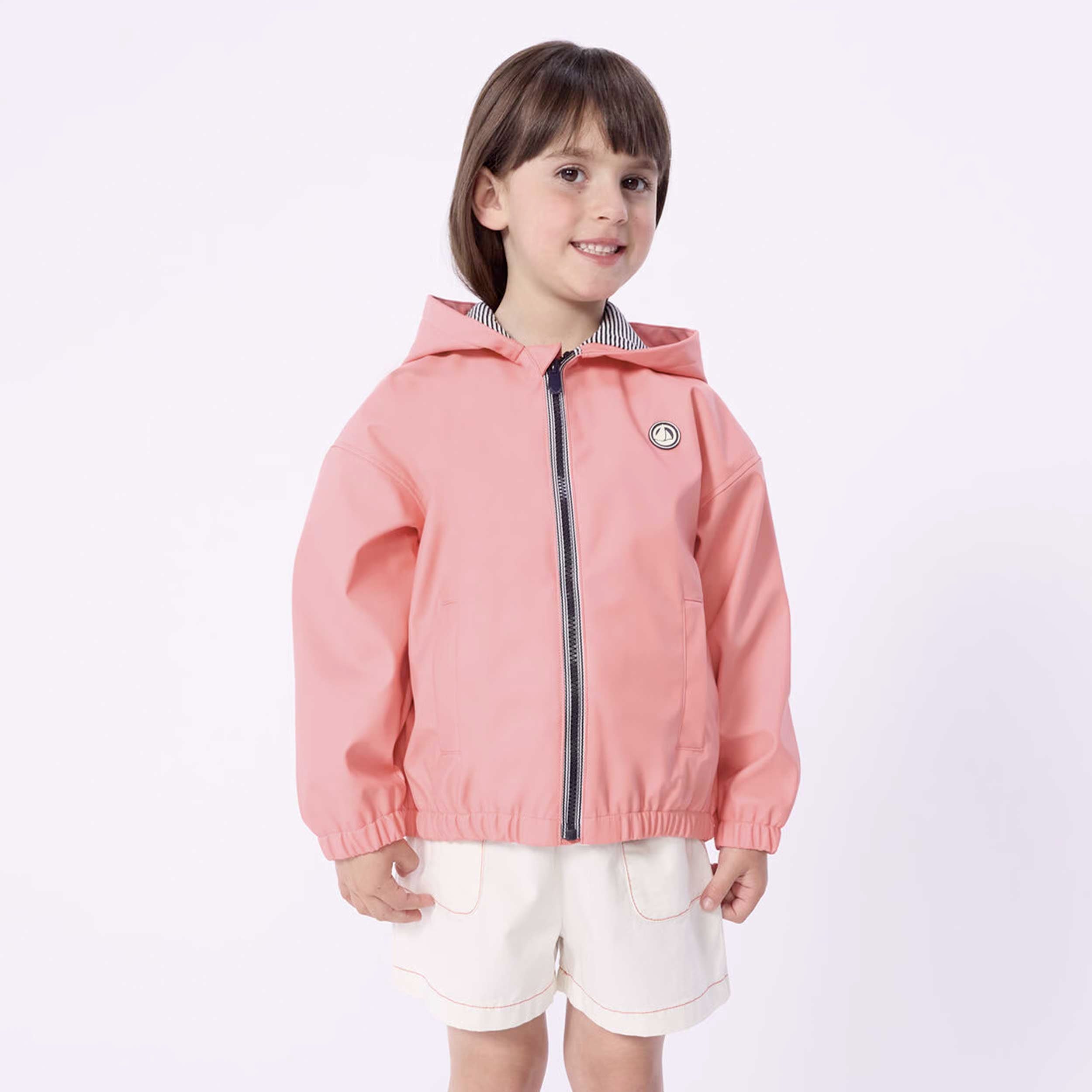 Giubbotto Rosa Foderato Tinta Unita Firmato PETIT BATEAU