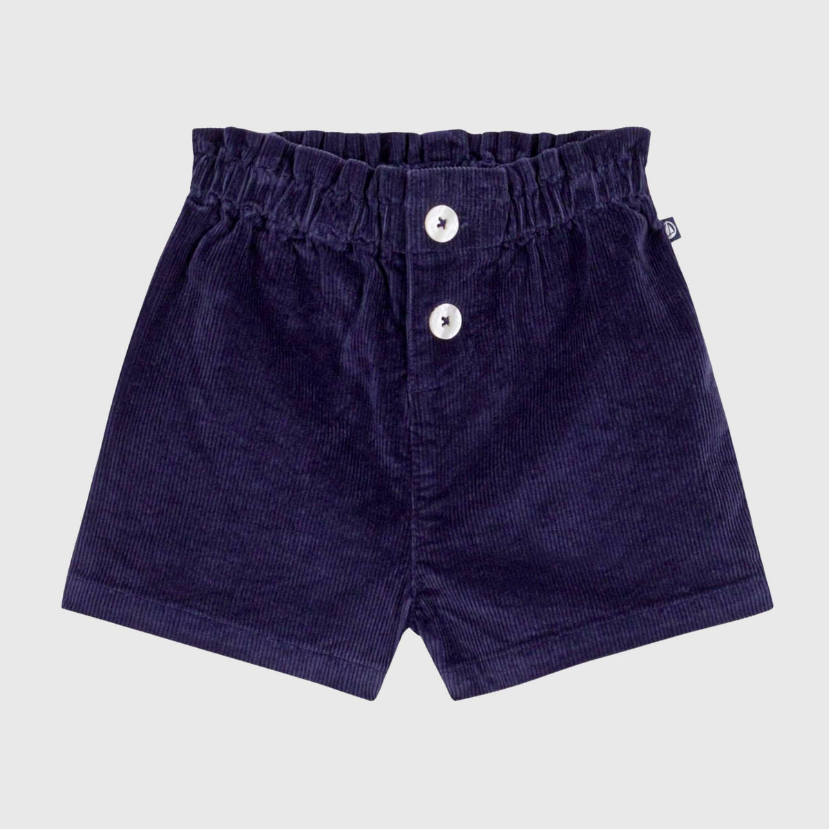 Bermuda Blu in Velluto a Coste per Neonata by PETIT BATEAU