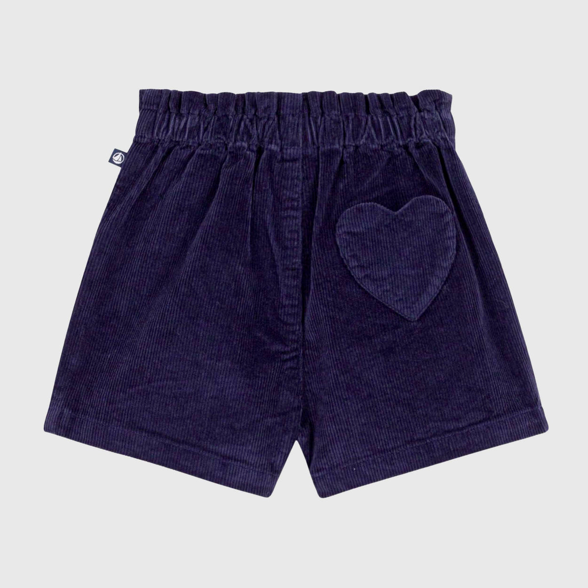 Bermuda Blu in Velluto a Coste per Neonata by PETIT BATEAU