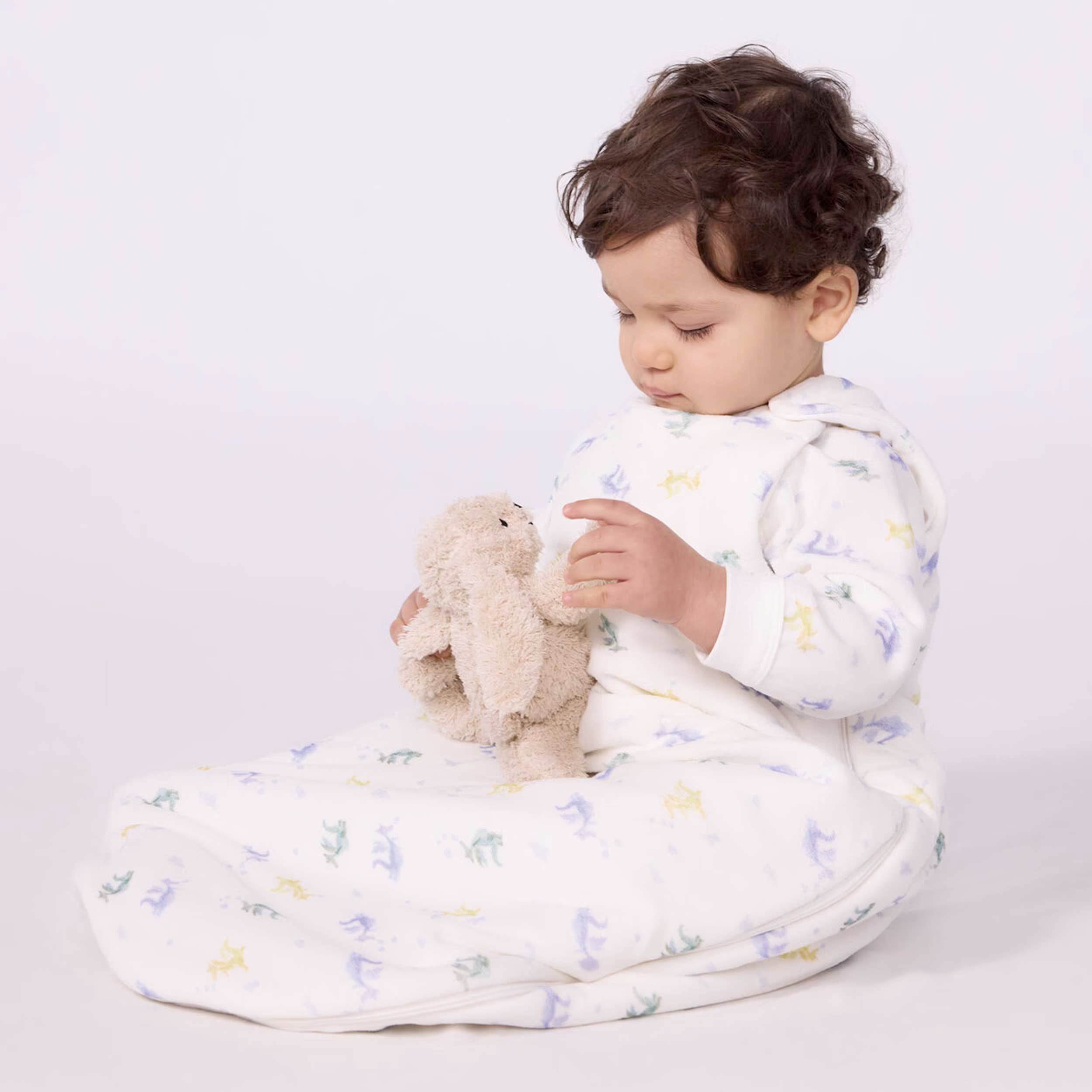 Sacco Nanna in Velluto Bouclé Fantasy per Neonato by PETIT BATEAU