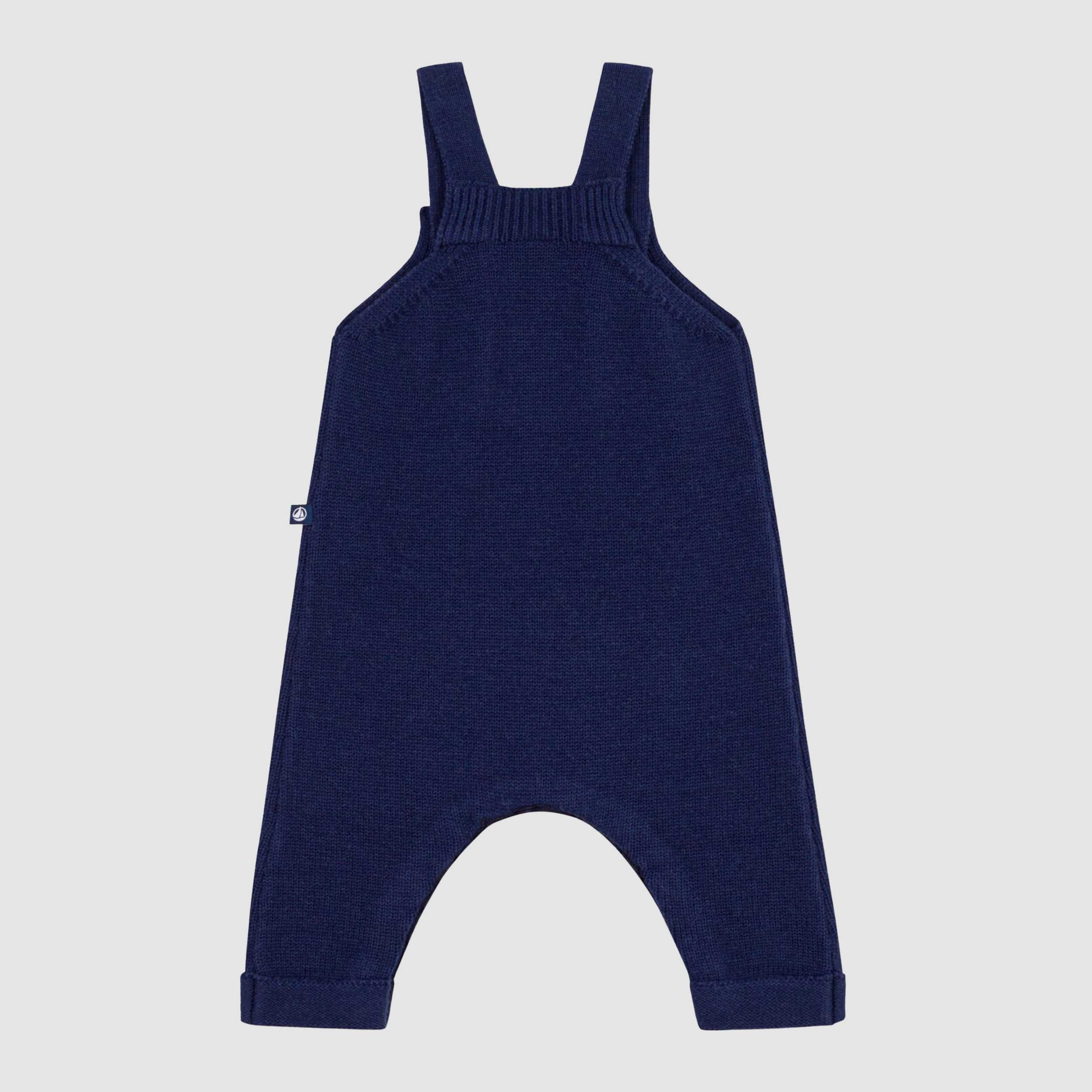 Blue Dungarees with Front Pocket Signed PETIT BATEAU