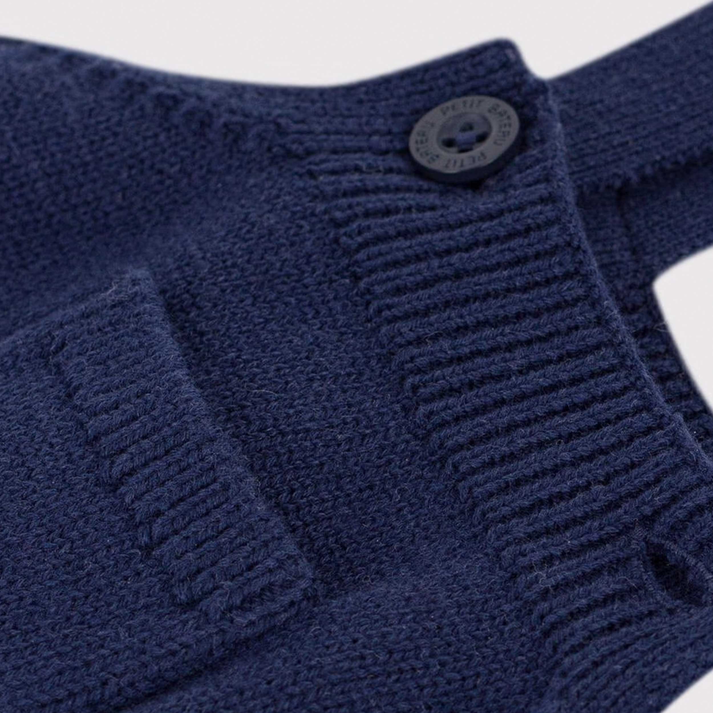 Blue Dungarees with Front Pocket Signed PETIT BATEAU