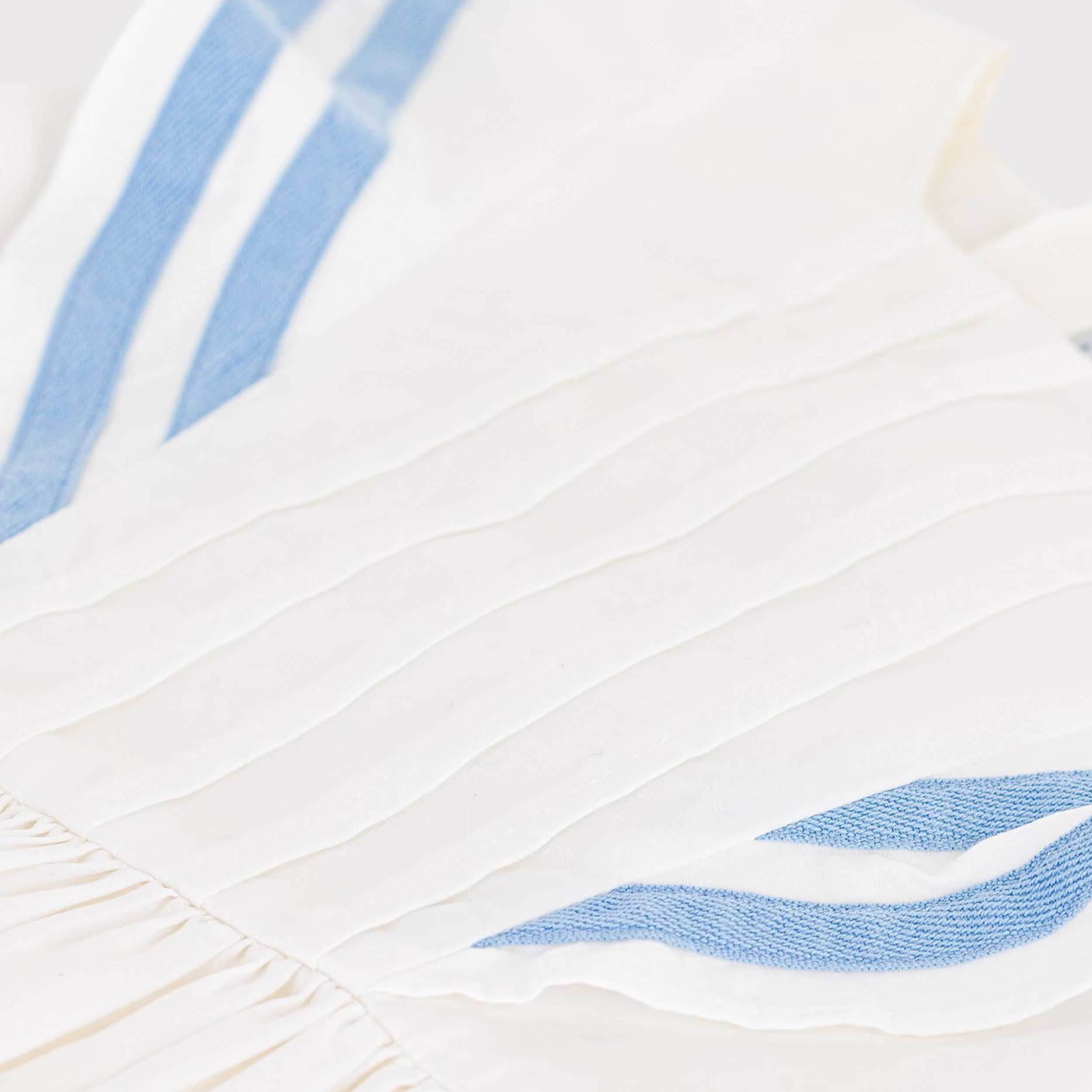 Abito Bianco Senza Maniche in Cotone Firmato PETIT BATEAU