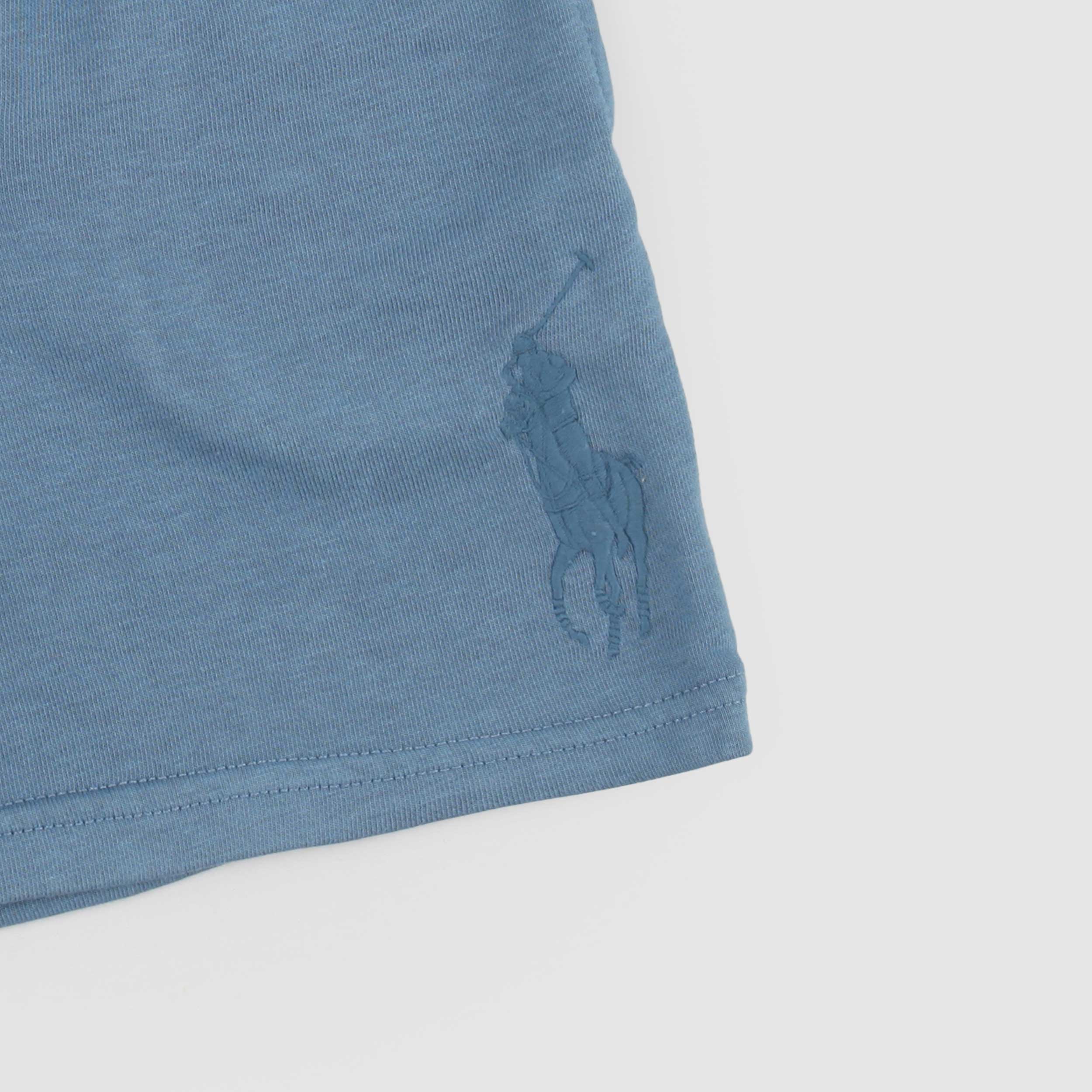 Bermuda Celeste con Logo Ricamato Firmato RALPH LAUREN