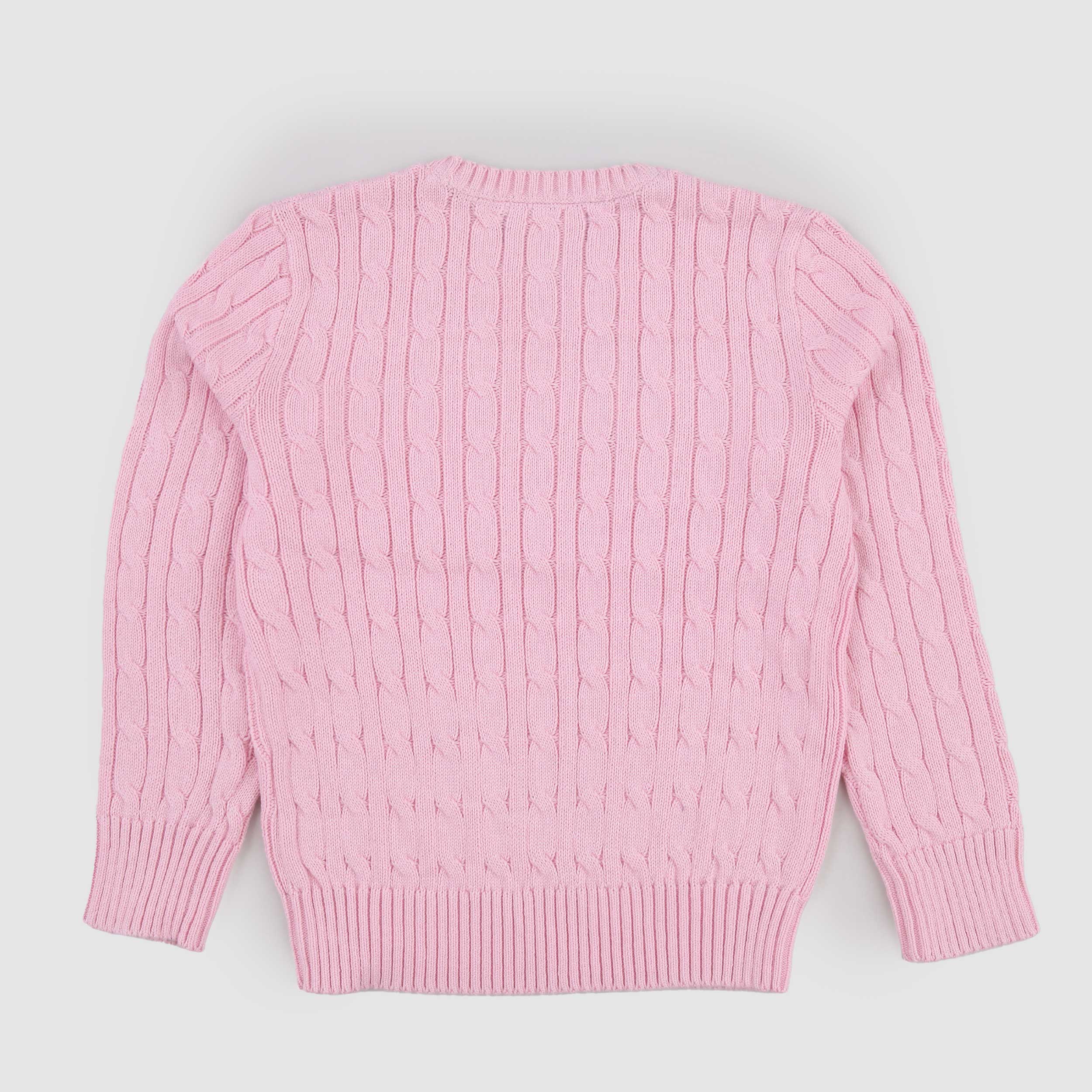 Pink Sweater with Iconic Logo by RALPH LAUREN