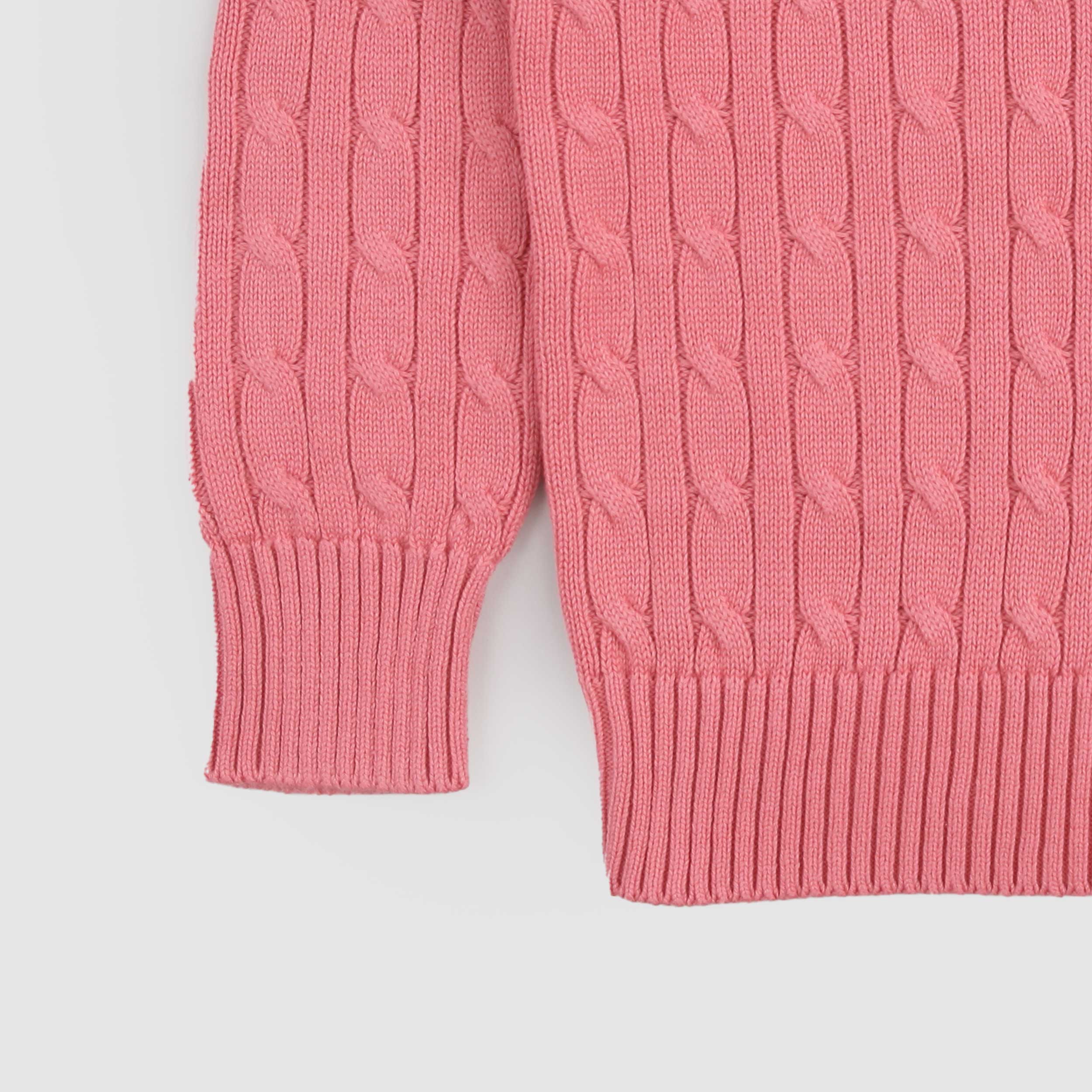 Maglioncino Rosa a Trecce Firmato RALPH LAUREN