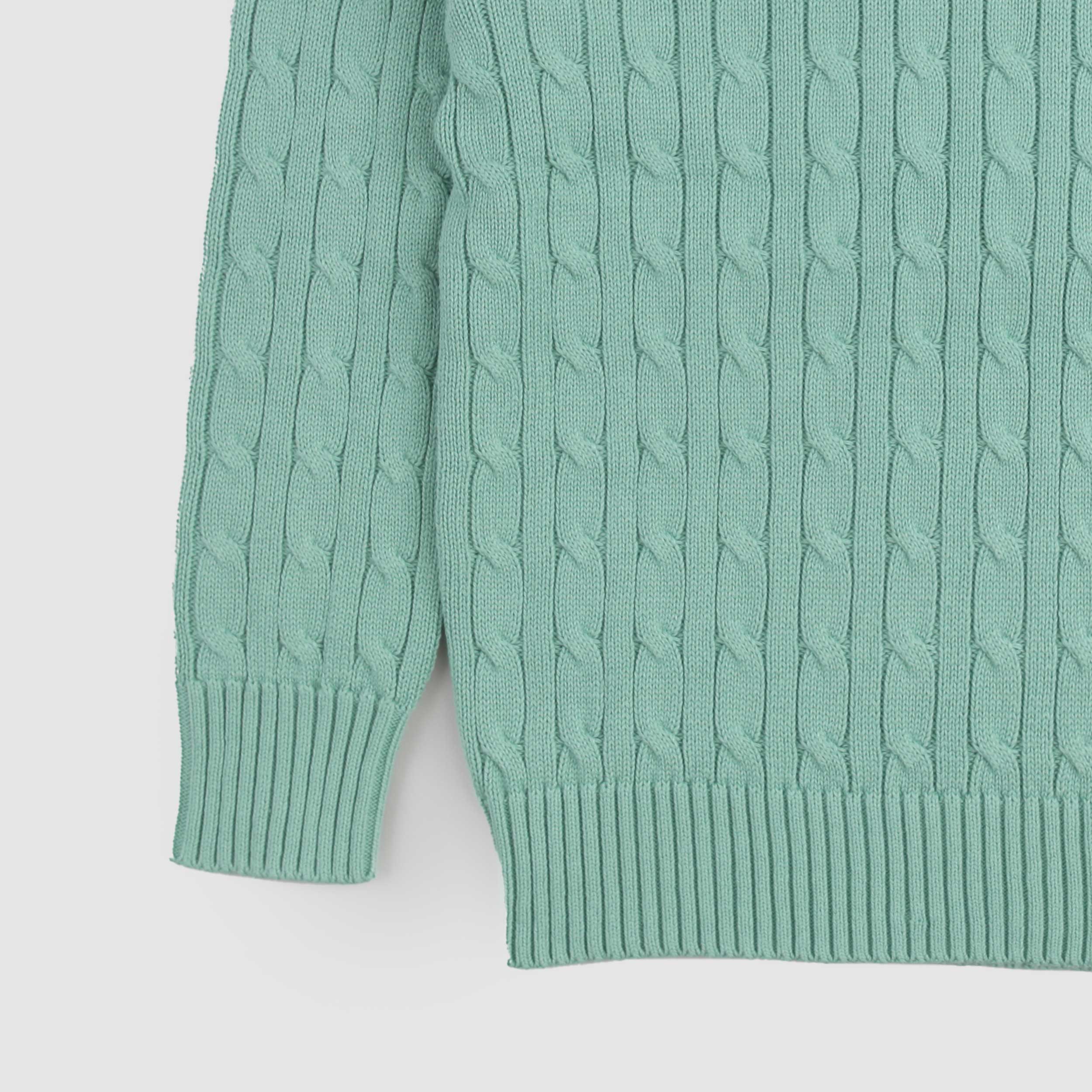 Maglioncino Verde Acqua Firmato Ralph Lauren