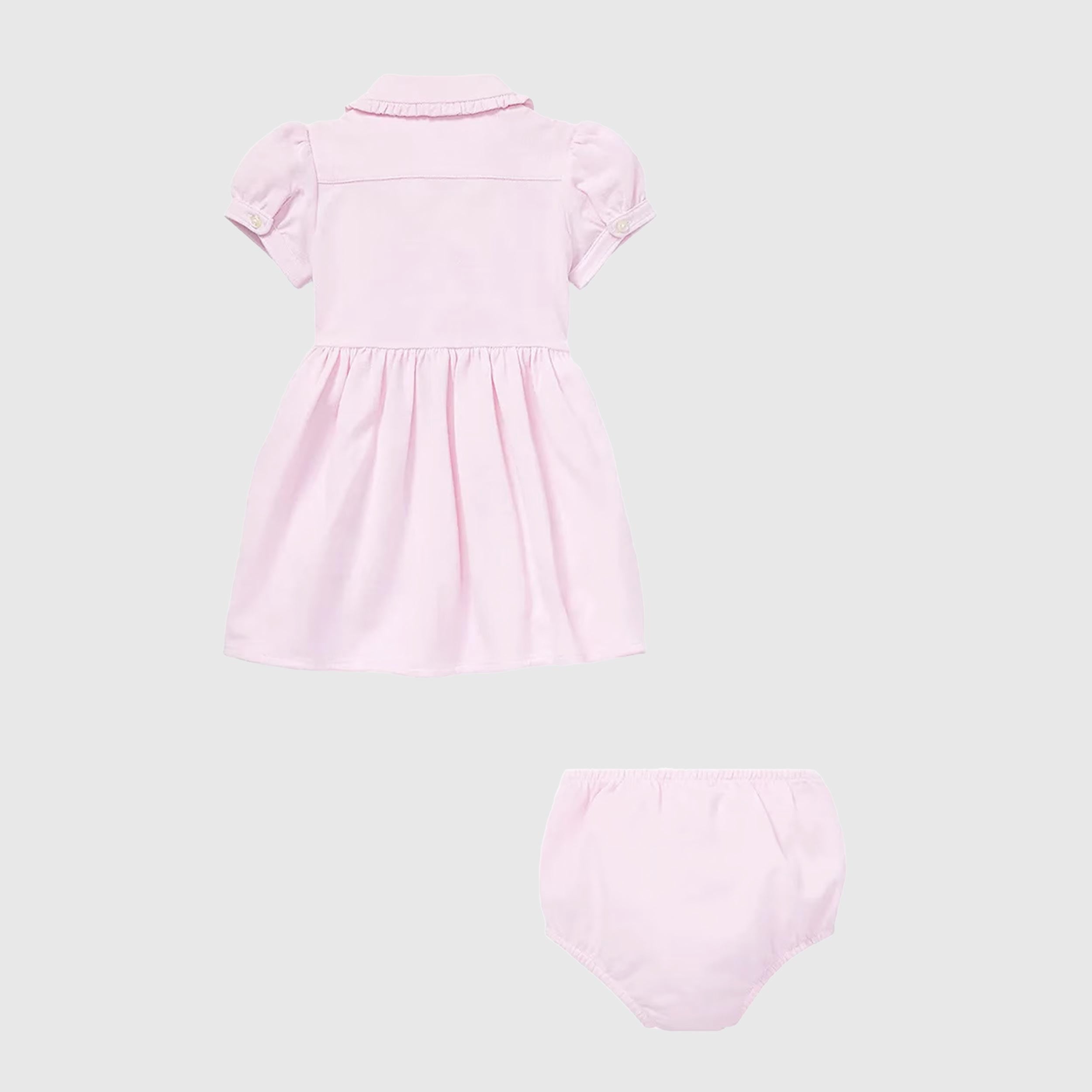 Pink Dress with Rouge Collar by RALPH LAUREN