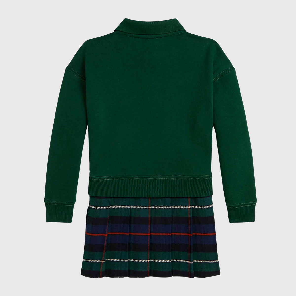 RALPH LAUREN Full Dress with Polo Sweatshirt and Skirt for Girls