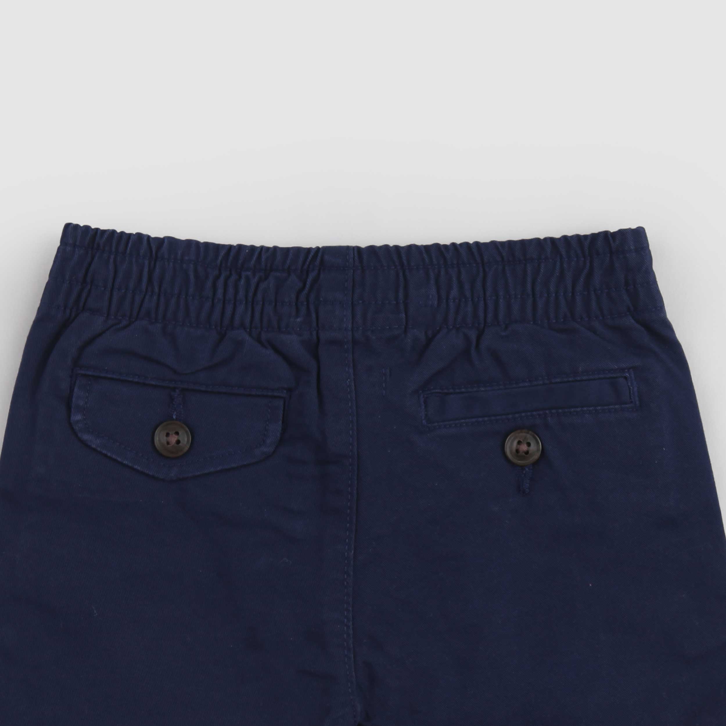 Bermuda Blu con Logo in Contrasto Firmato RALPH LAUREN