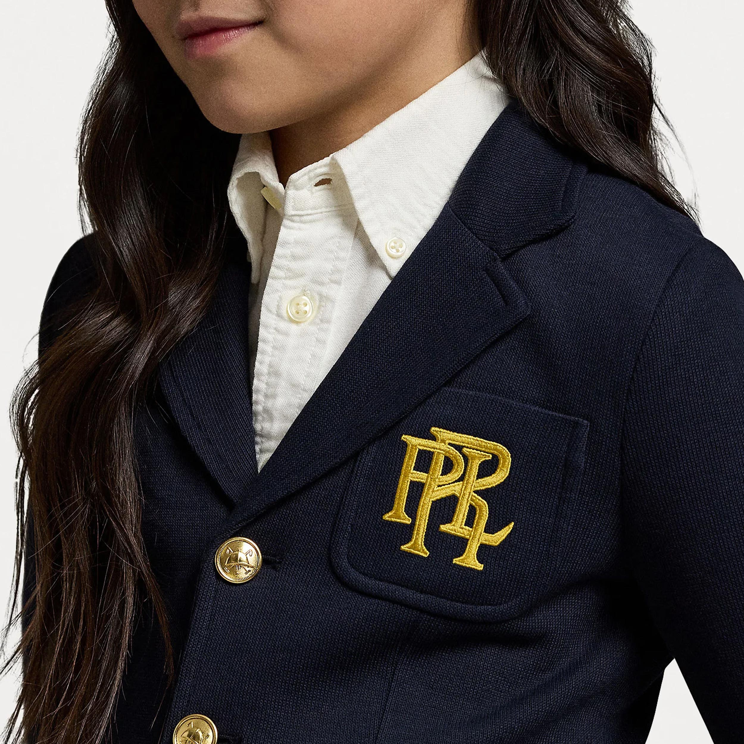 Giacca Blu con Bottoni Color Oro Firmata RALPH LAUREN