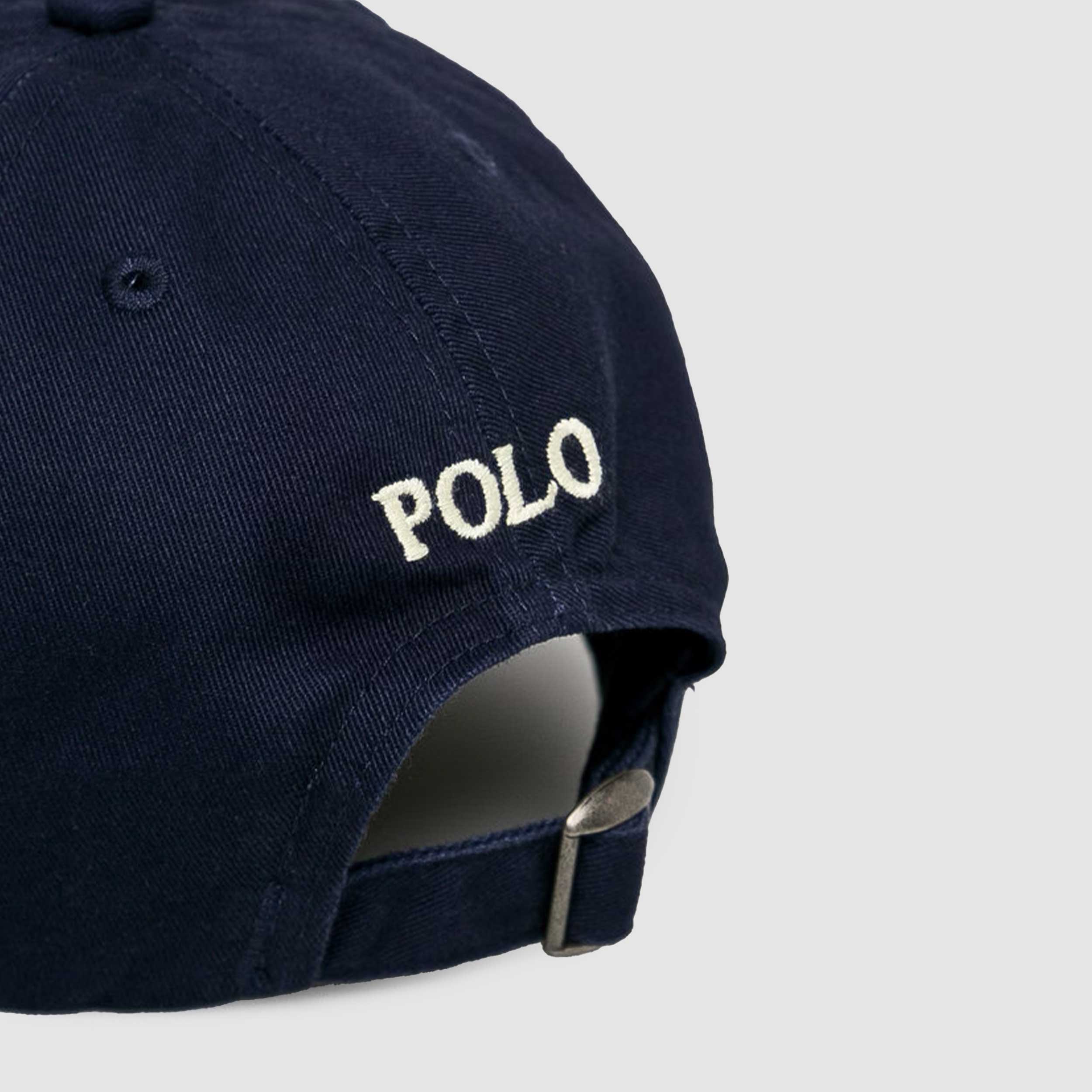 Cappello Blu con Visiera e Logo Firmato RALPH LAUREN