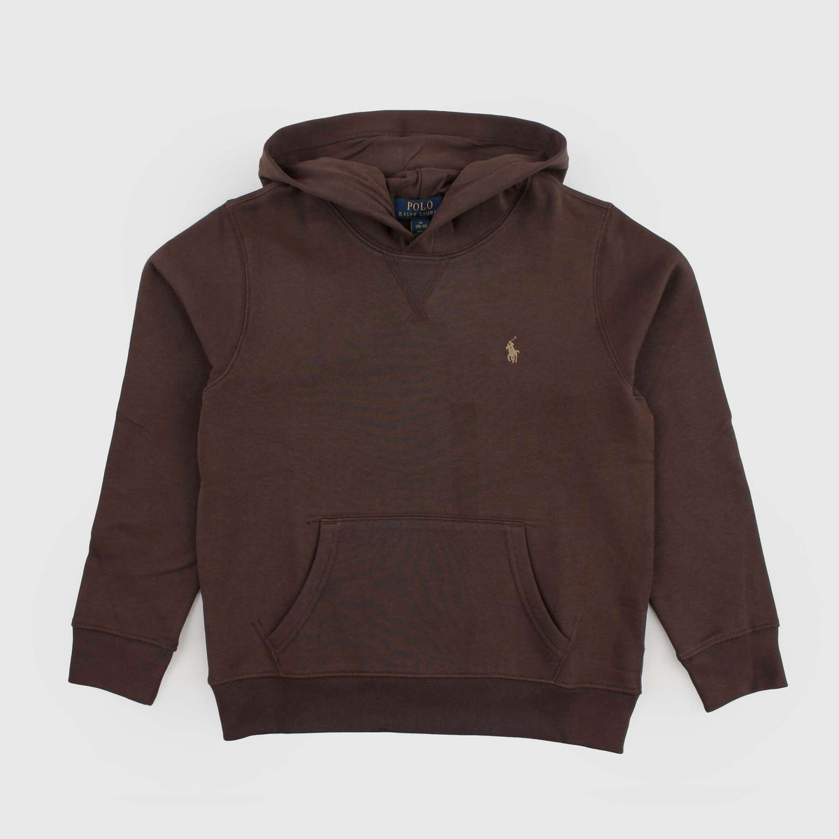 Felpa Marrone con Tasca a Marsupio per Ragazzi by RALPH LAUREN