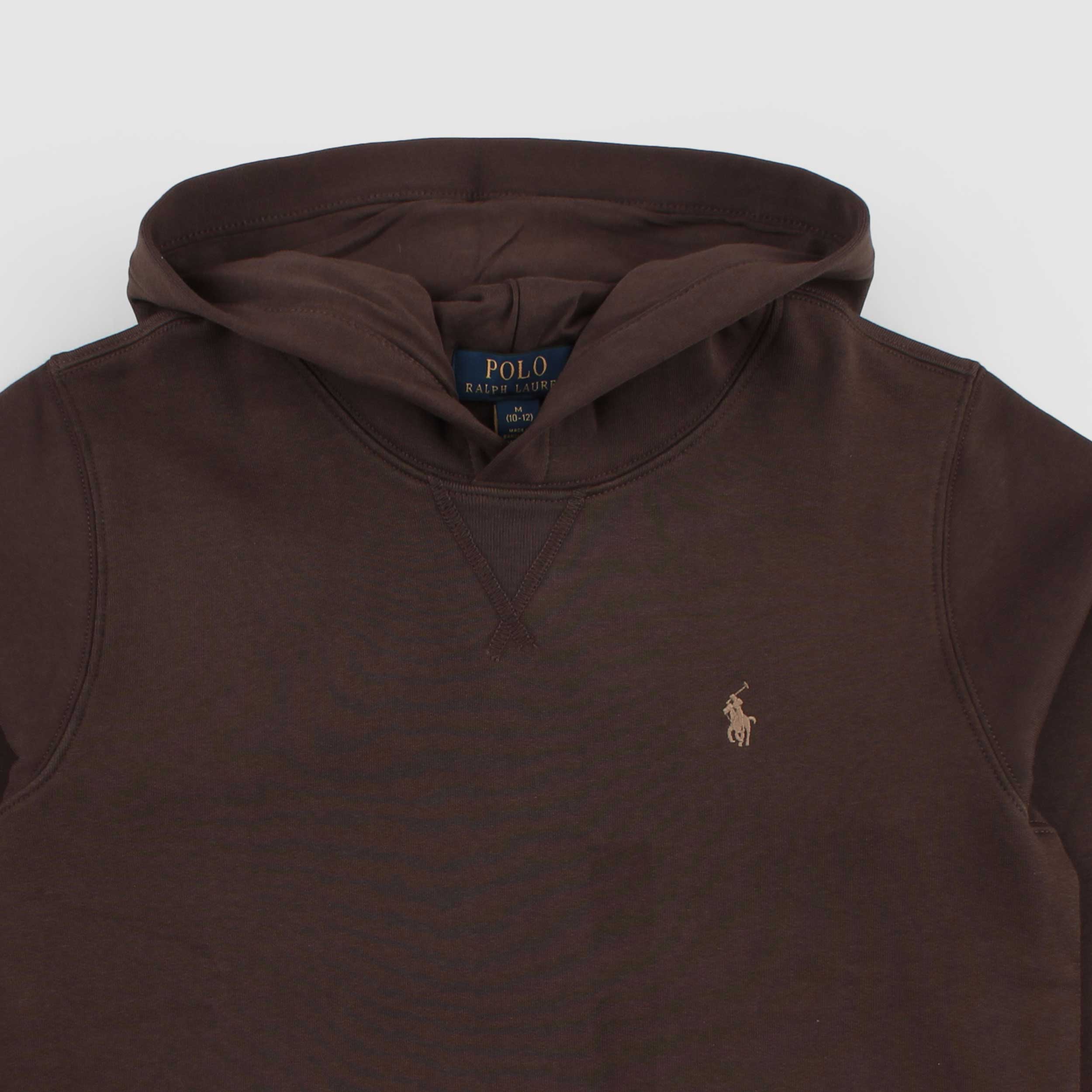Felpa Marrone con Tasca a Marsupio per Ragazzi by RALPH LAUREN