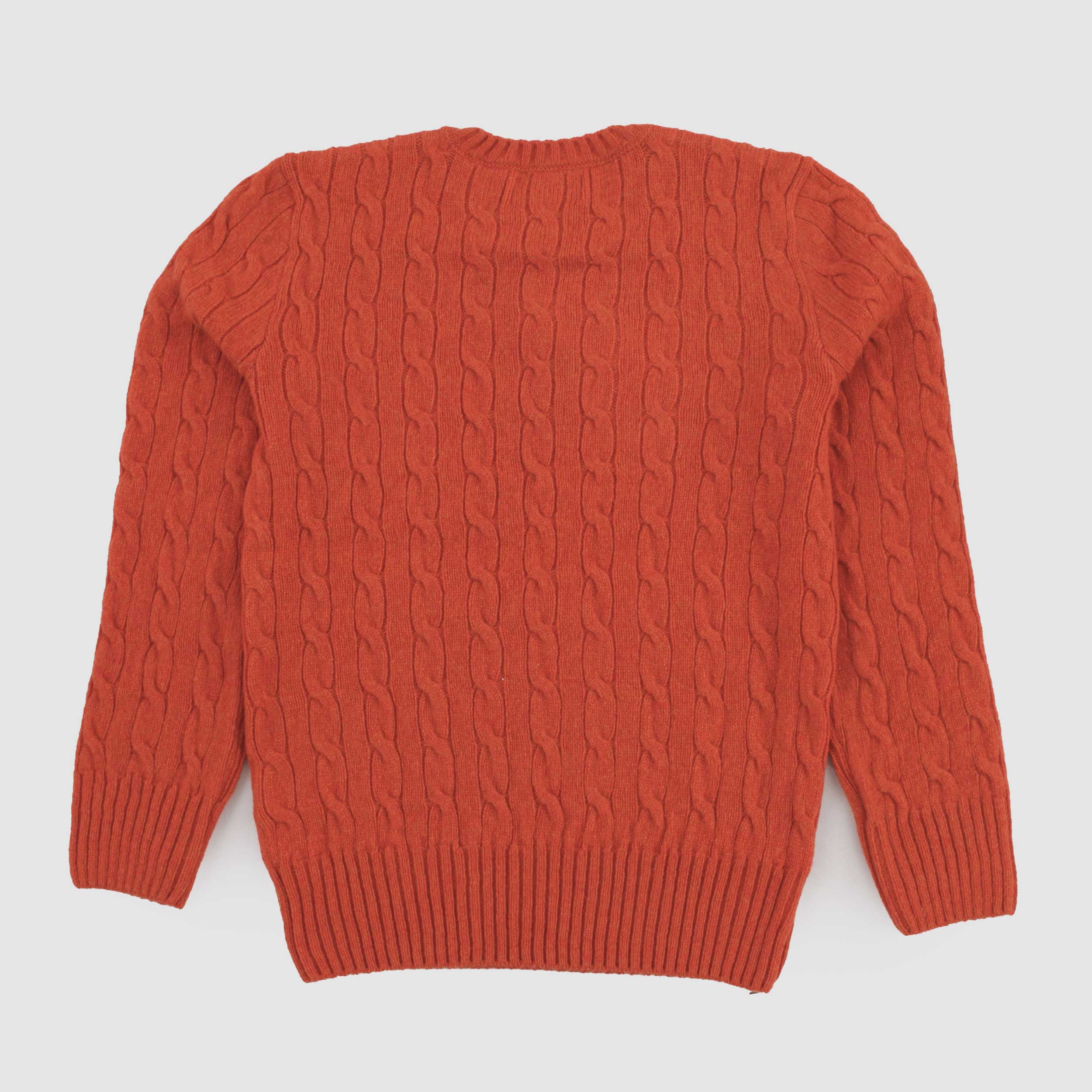 Orange Braided T-Shirt By RALPH LAUREN