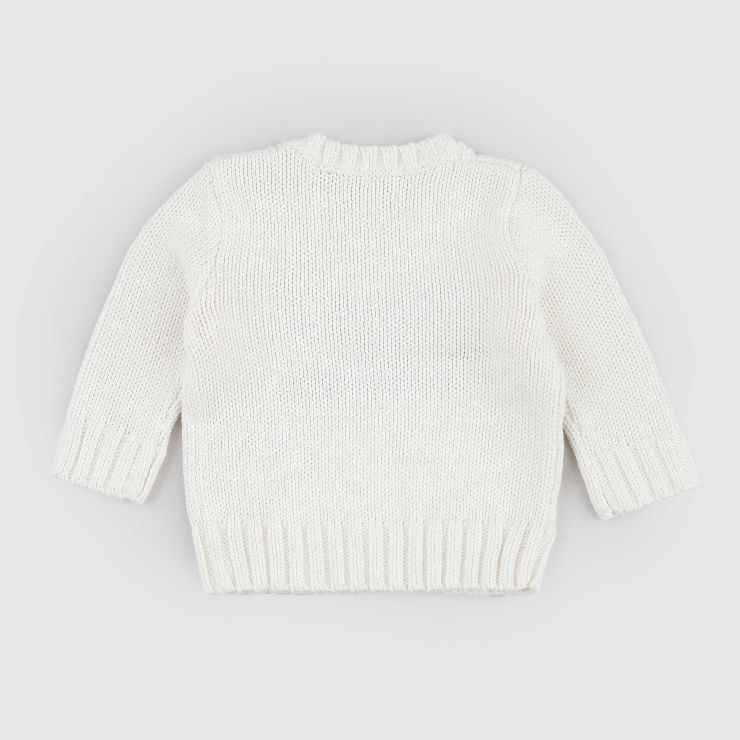 RALPH LAUREN Off-the-Shoulder Milk Sweater