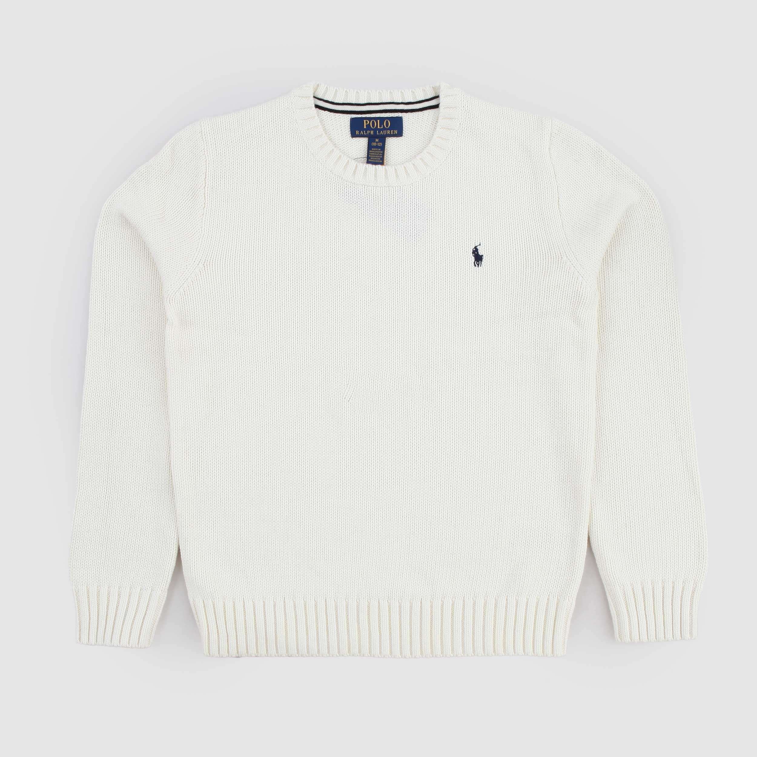 Cotton Choker Milk T-Shirt By RALPH LAUREN