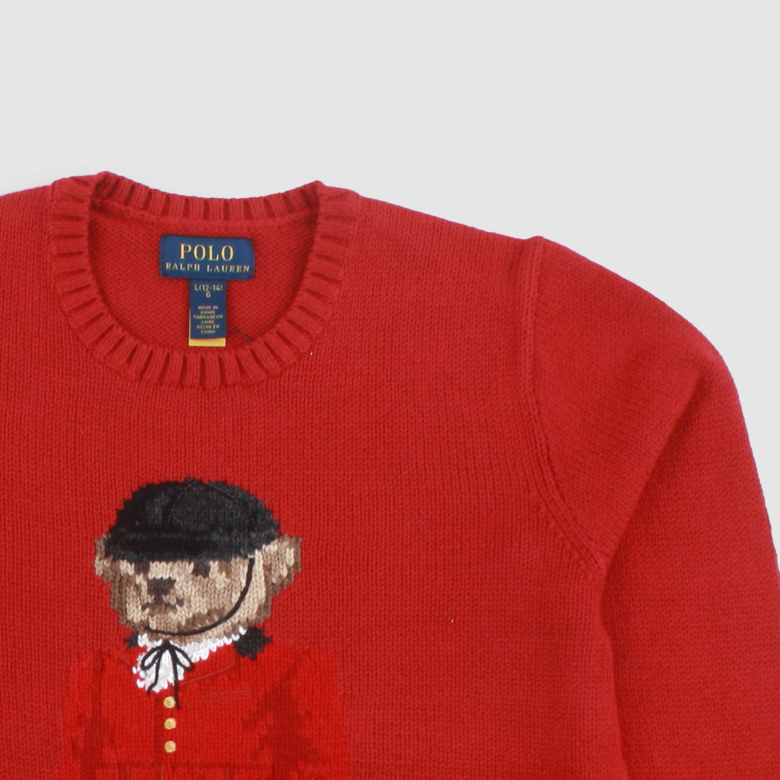 Red Pullover with Iconic Embroidery for Boy by RALPH LAUREN