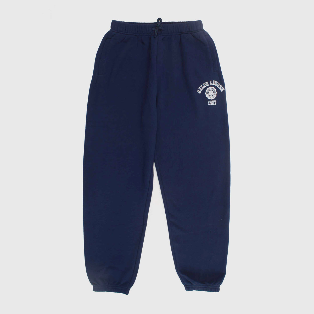 Pantalone Tuta Blu in Misto Cotone per Ragazzo by RALPH LAUREN