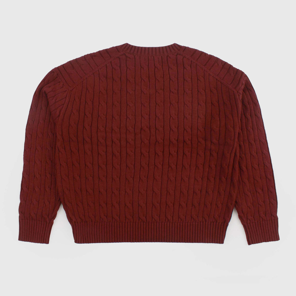 Plum Braided Pullover for Girls Signed RALPH LAUREN