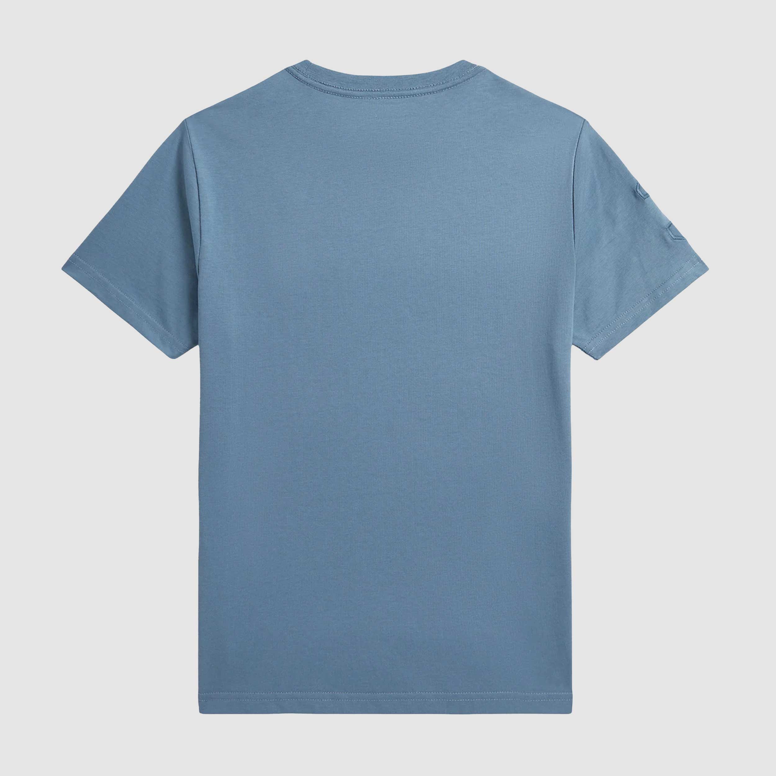 T-shirt Blu Chiaro con Logo Scuro Firmata RALPH LAUREN