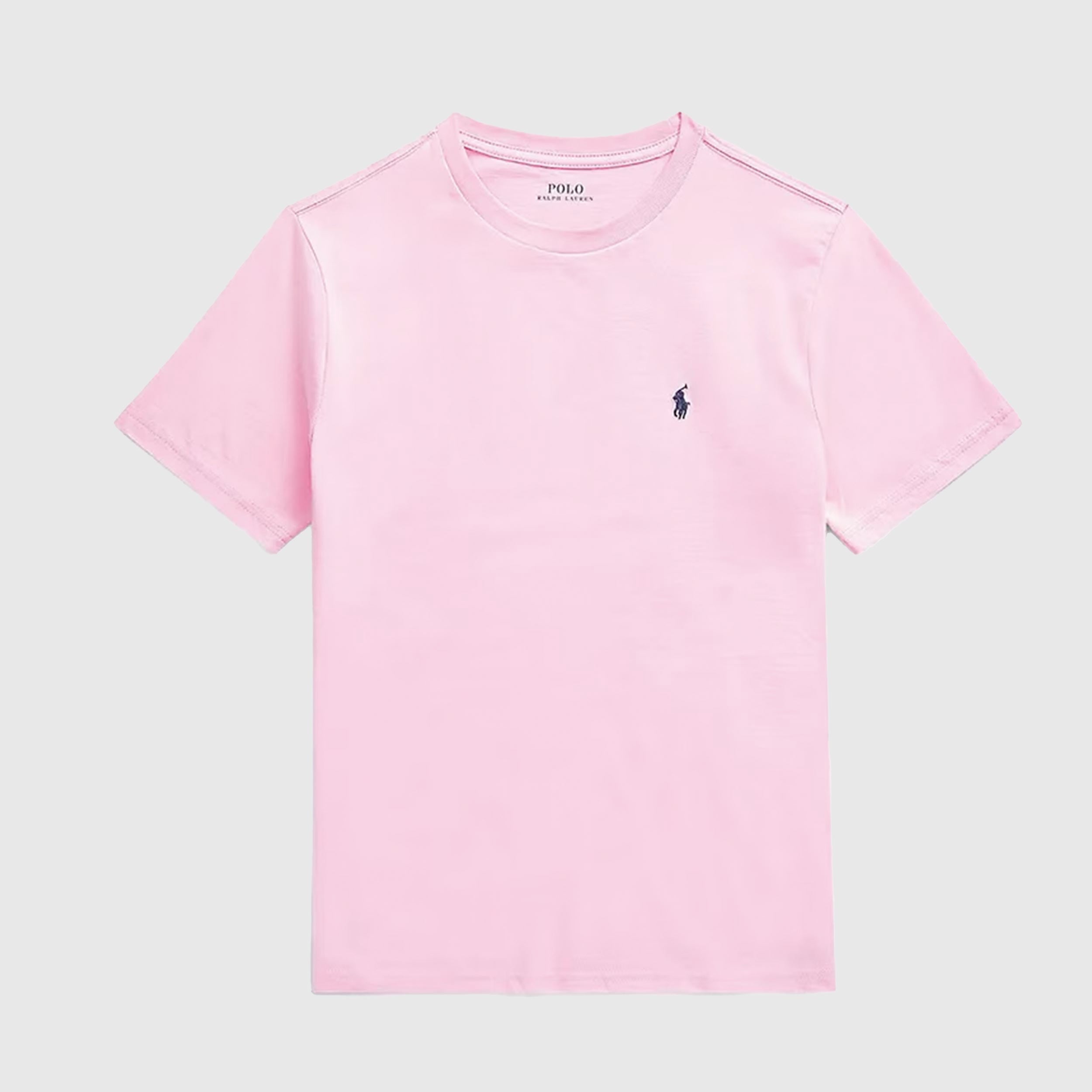 T-shirt Rosa Elasticizzata con Logo Firmata RALPH LAUREN