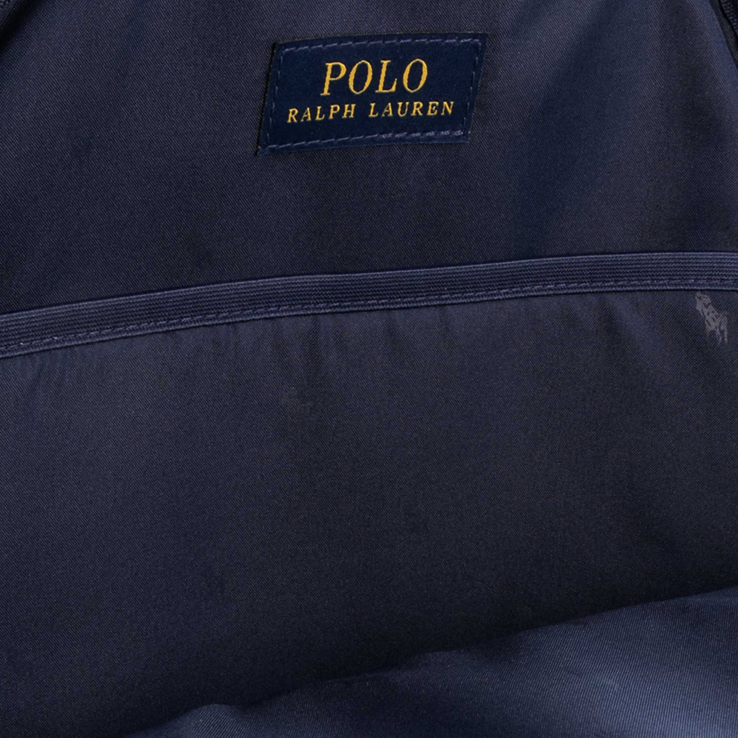 Zaino Blu con Ricamo Logo Firmato RALPH LAUREN