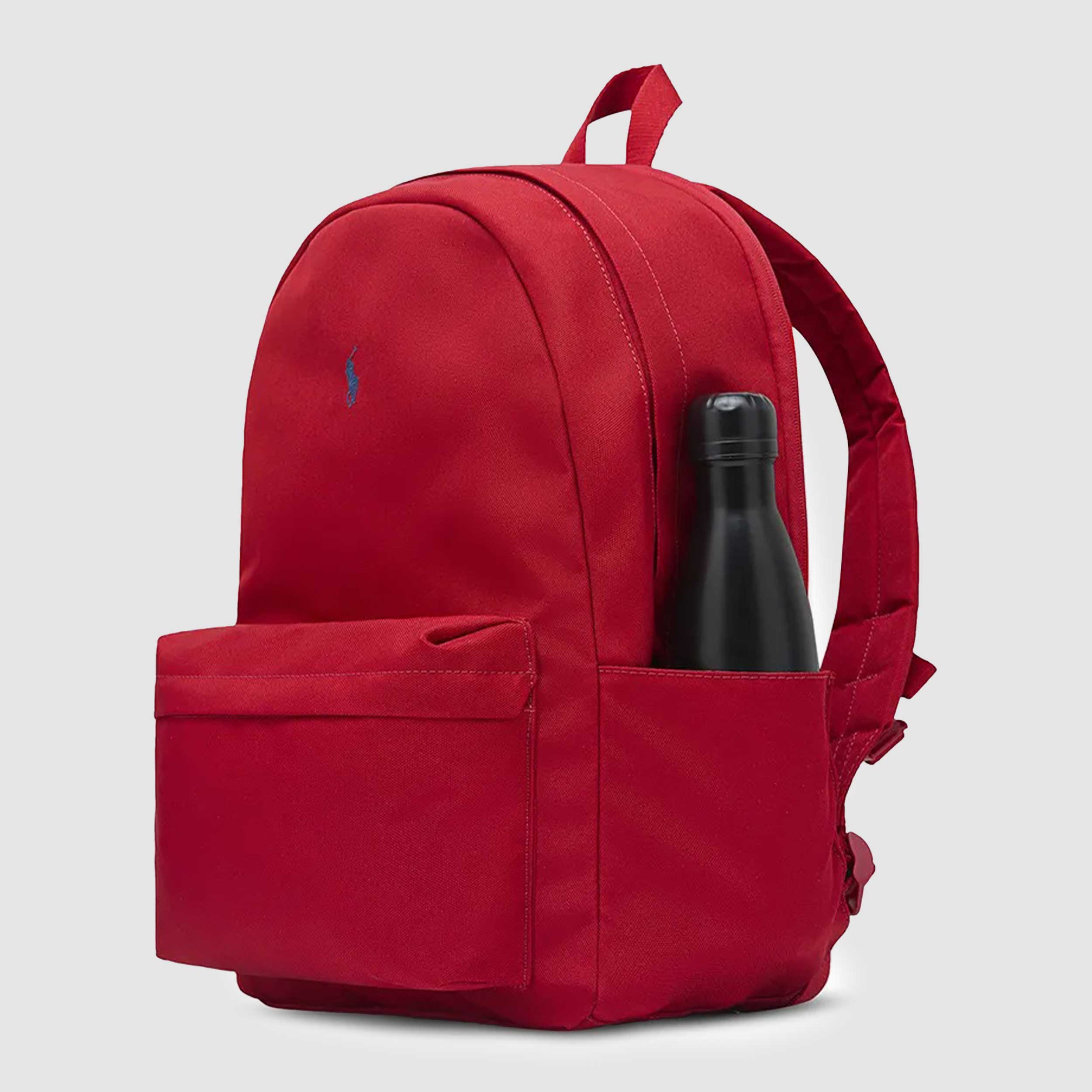 Borsone Rosso con Stemma Blu Firmato RALPH LAUREN