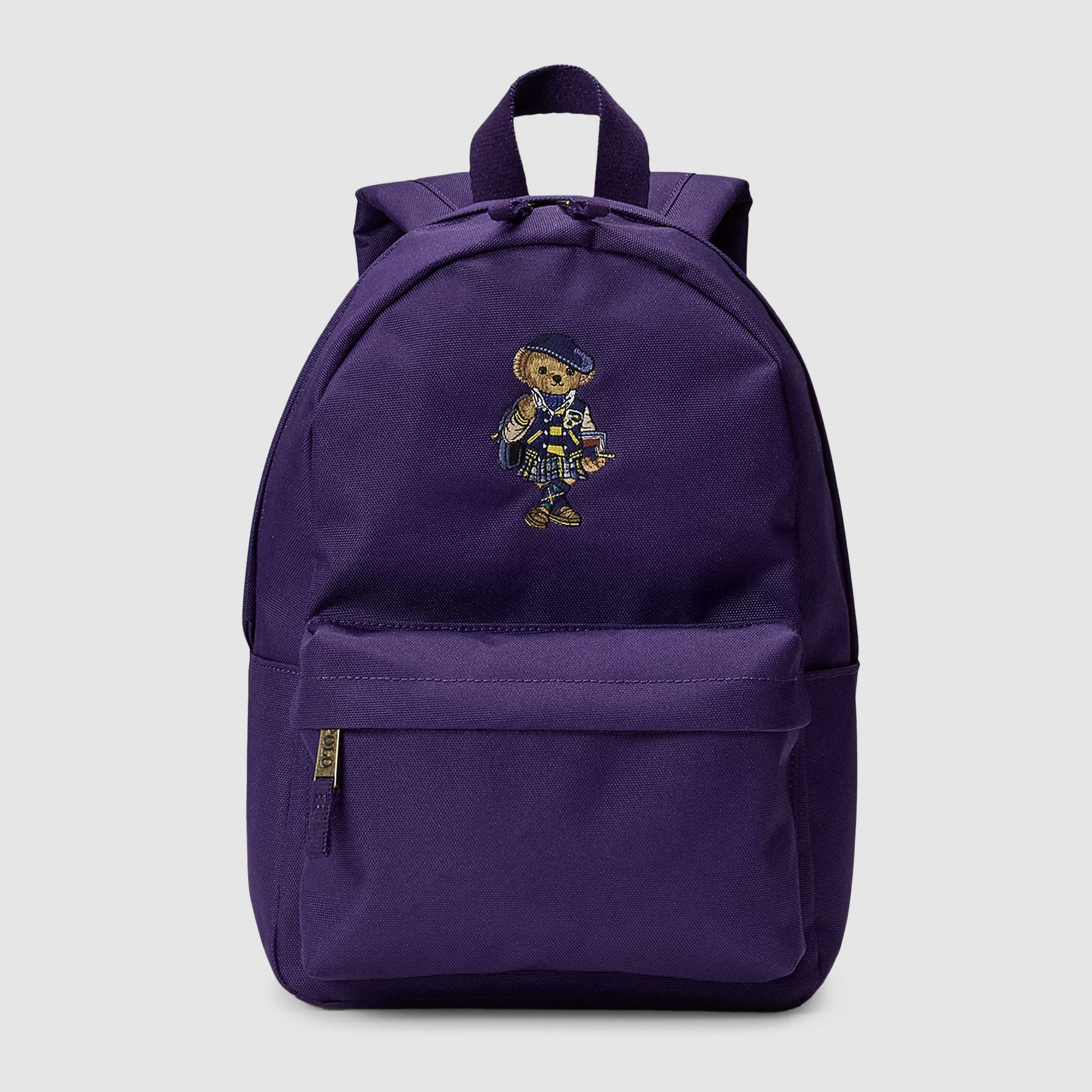 Zaino Viola con Motivo Iconico Firmato RALPH LAUREN