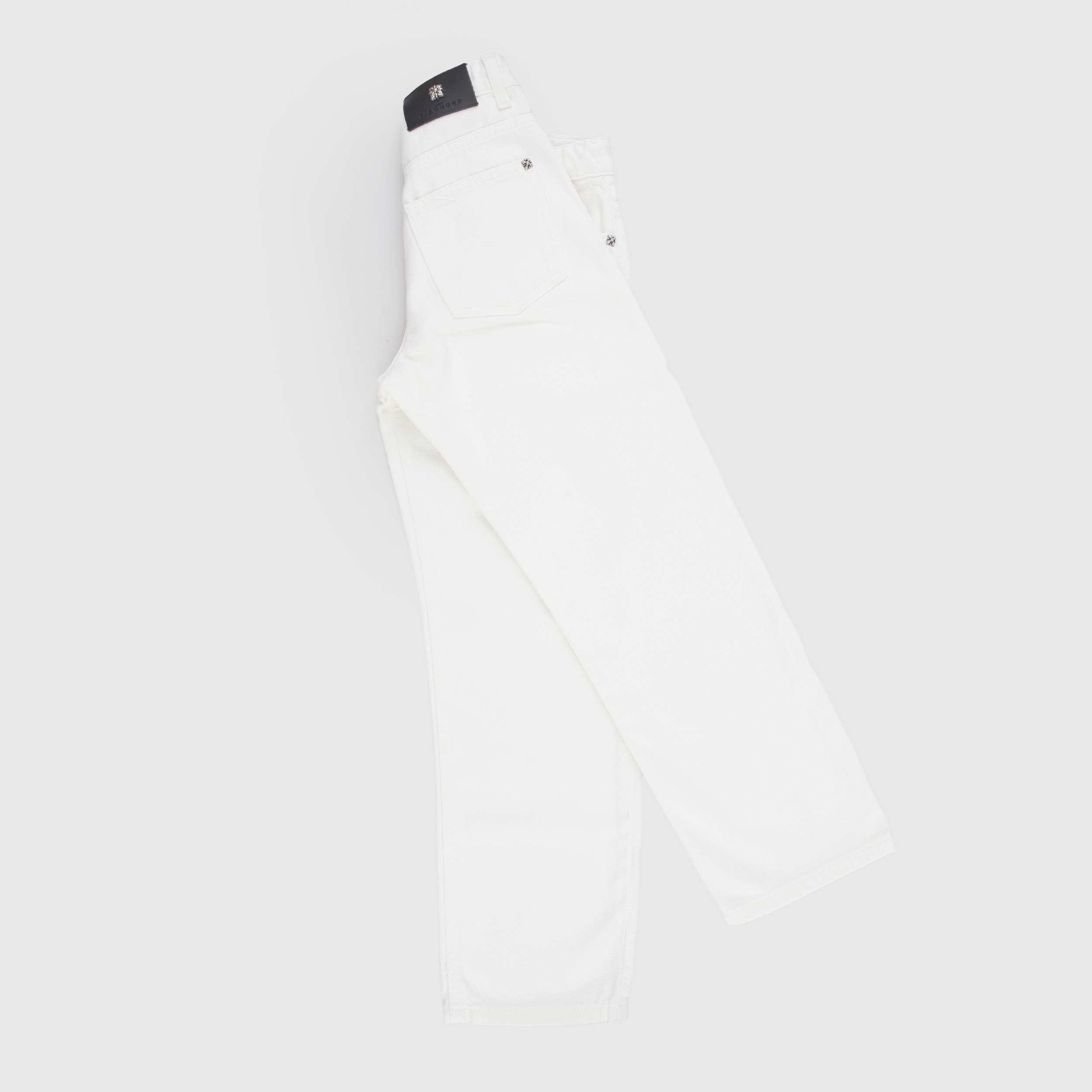 Jeans Bianco Cinque Tasche Firmato JOHN RICHMOND