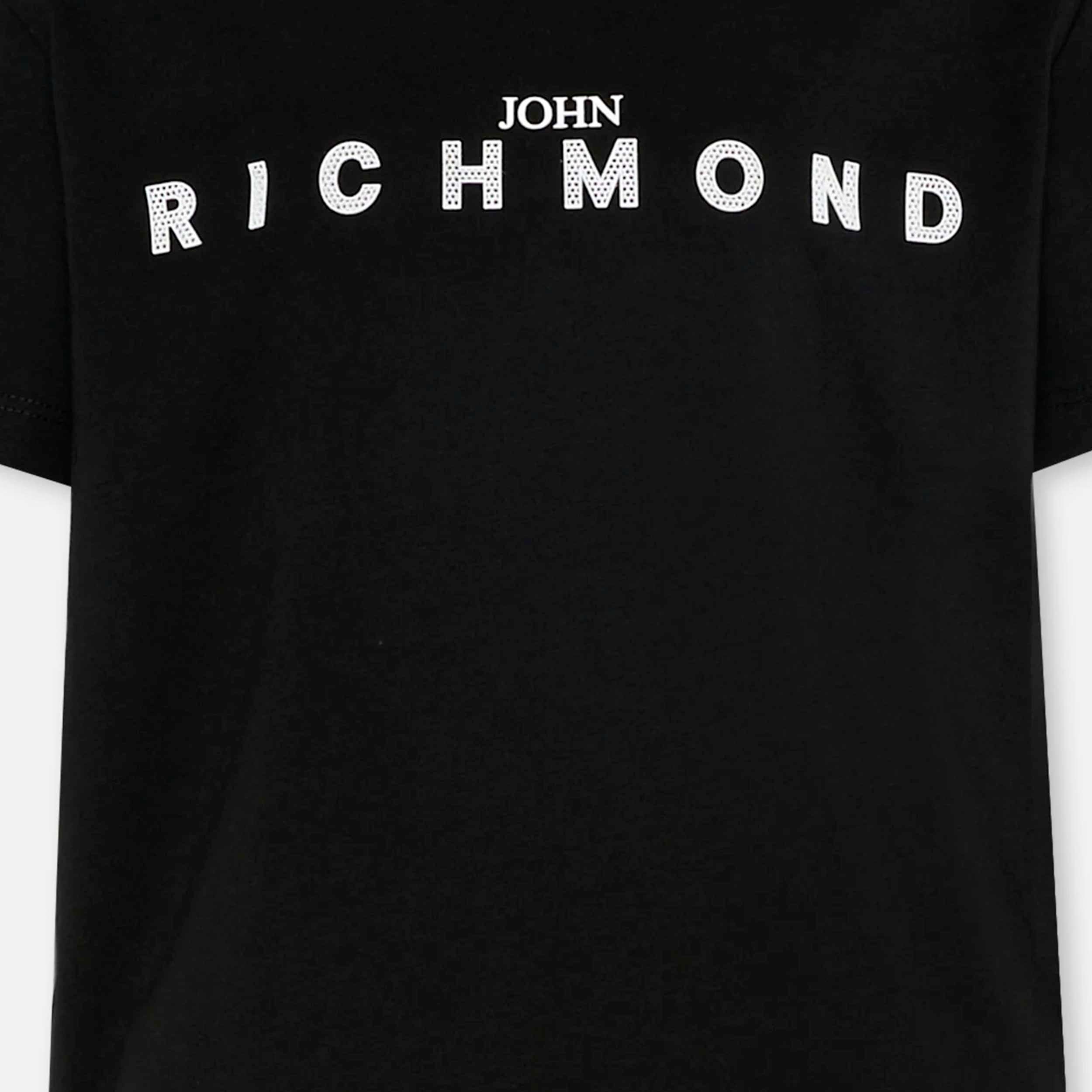 Completo T-shirt e Bermuda Neri Firmato JOHN RICHMOND