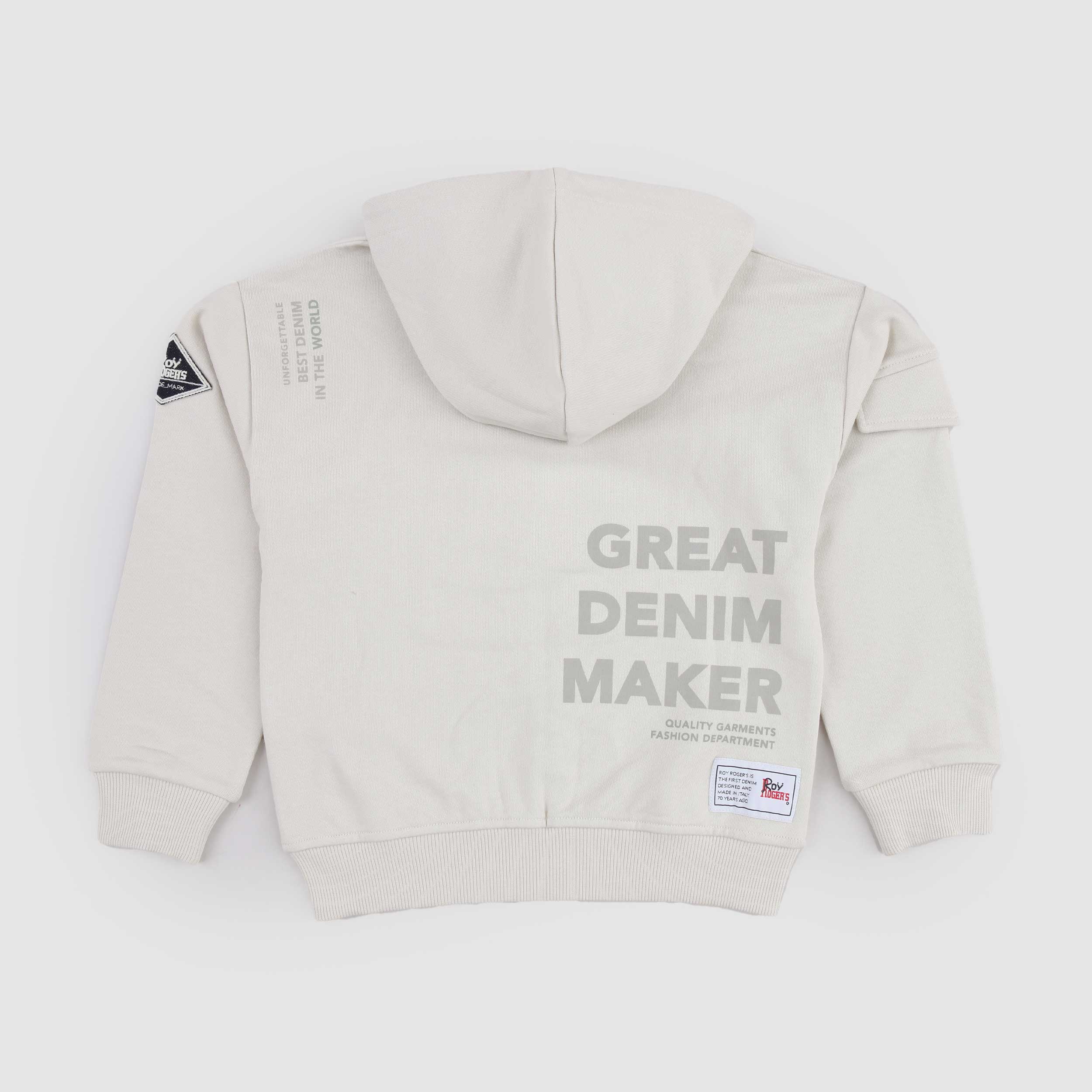 Ice-Colored Sweatshirt with Signed ROY ROGERS Tag