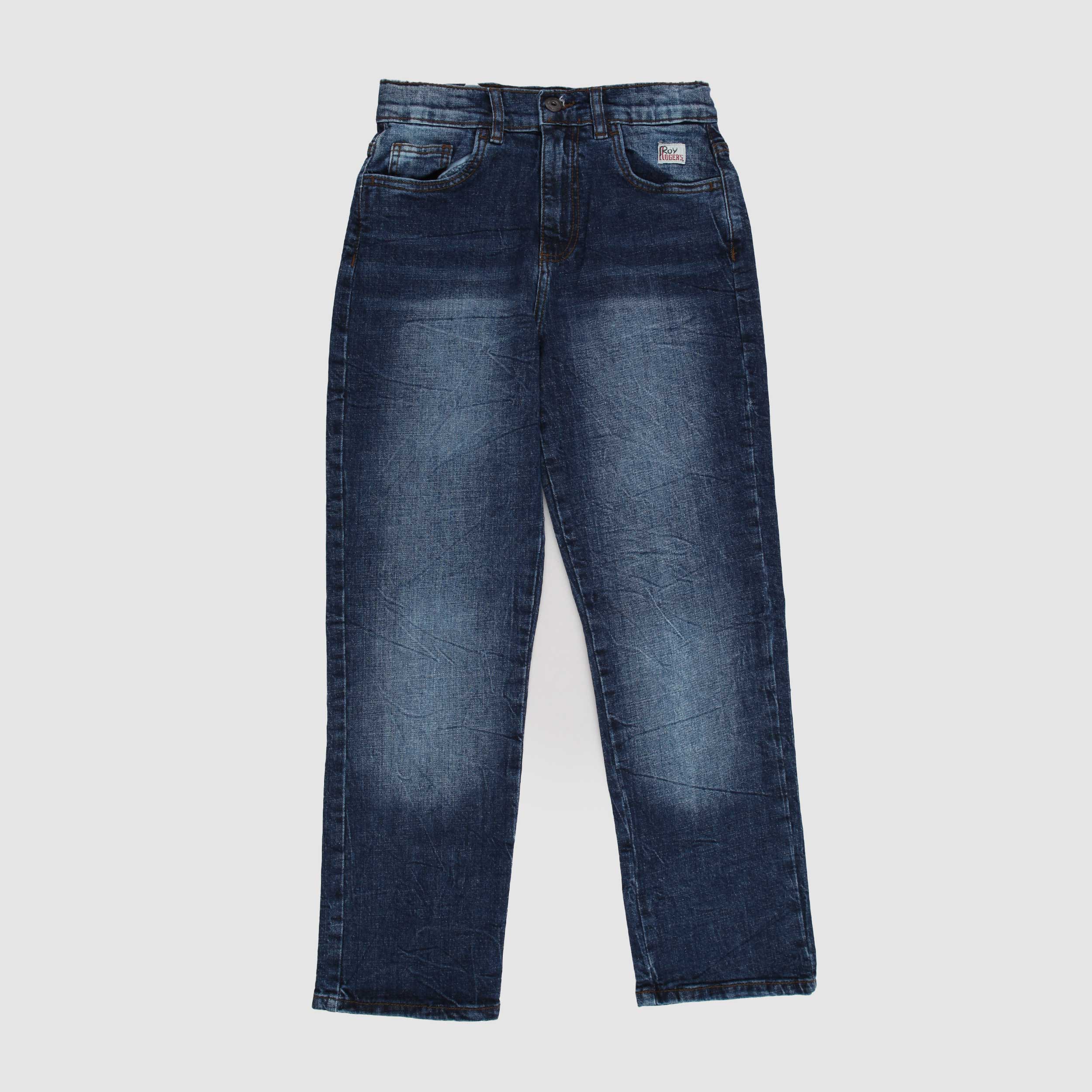 Jeans Blu Cinque Tasche con Coulisse per Ragazzo by ROY ROGERS
