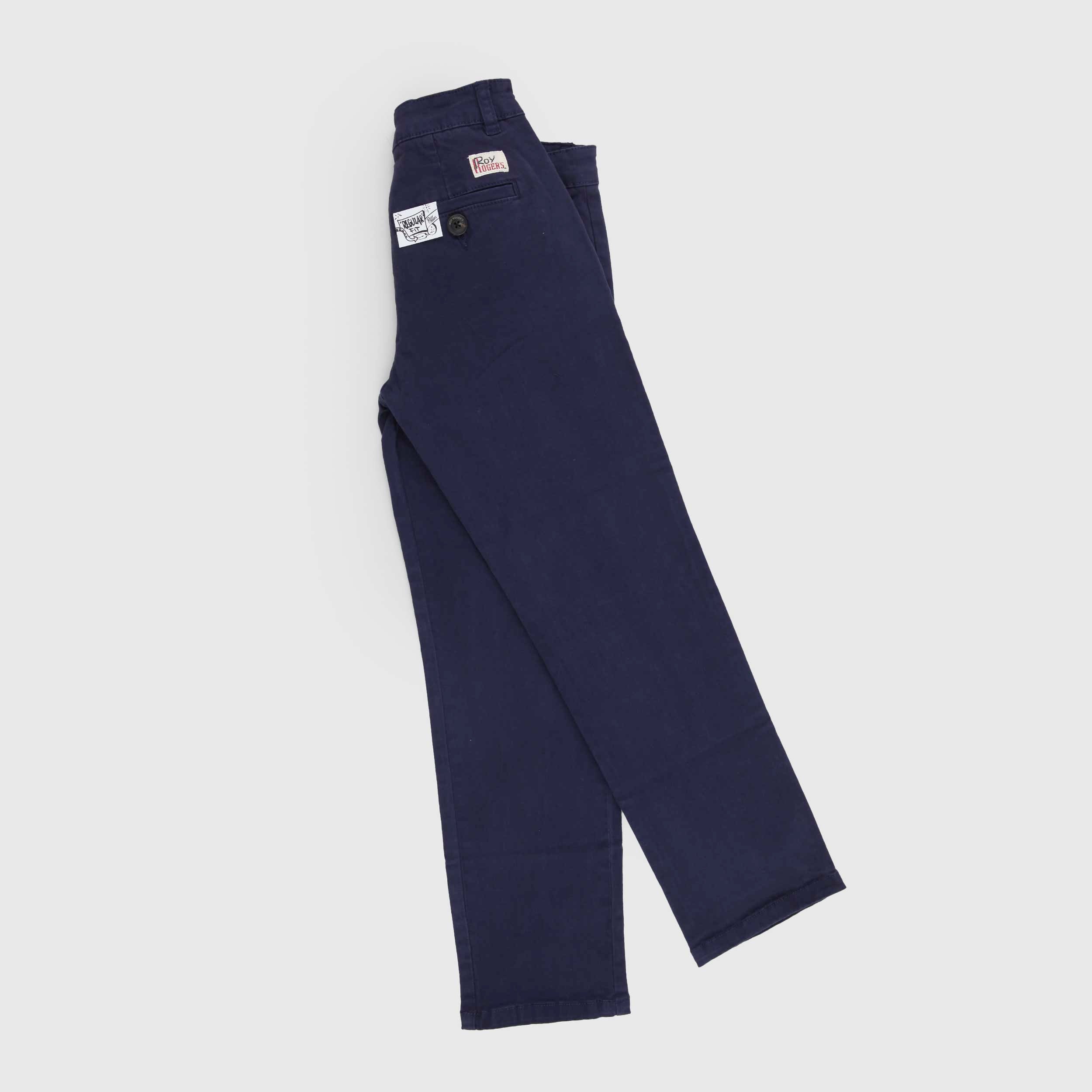 Pantalone Blu con Tasche a Filo Firmato ROY ROGERS