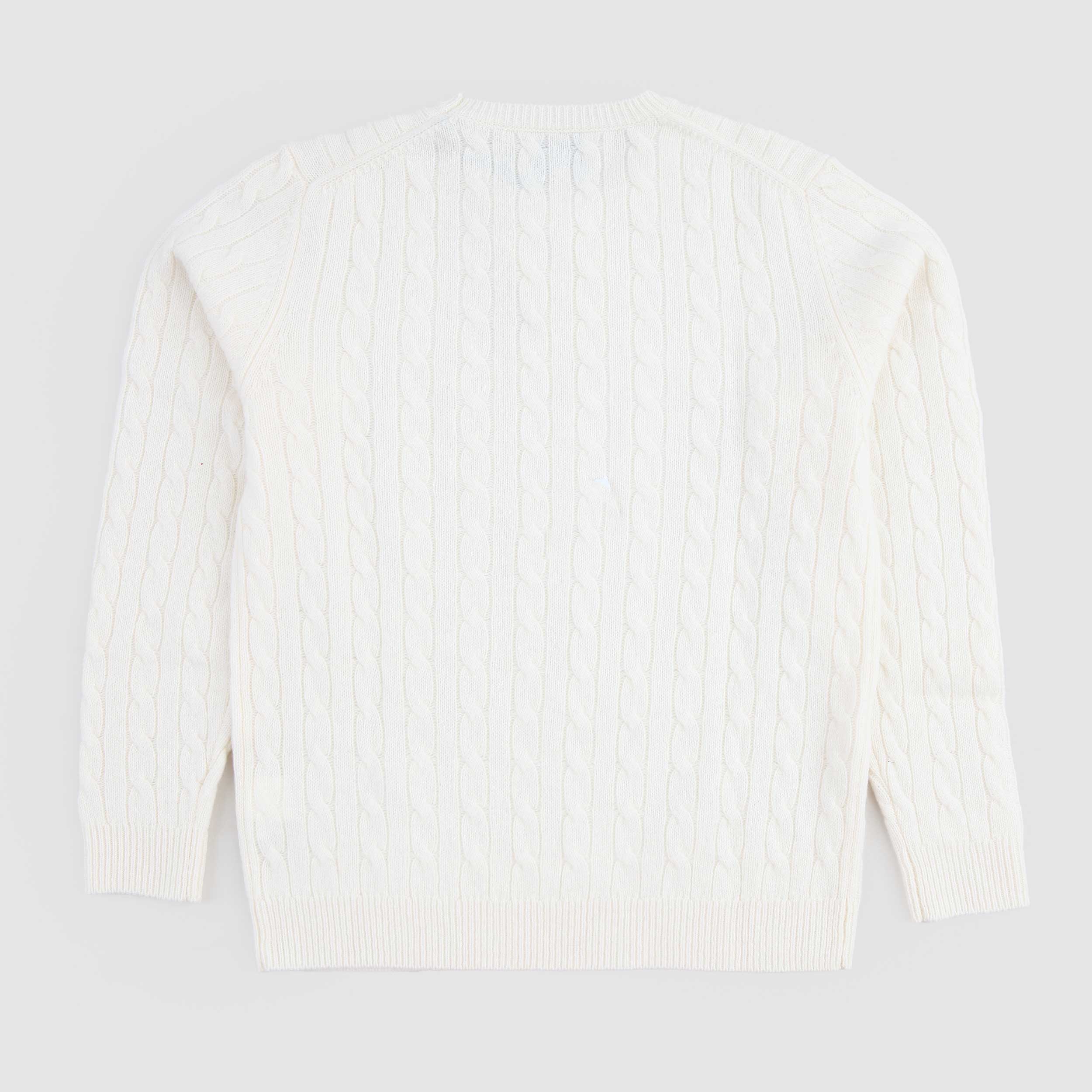 MC2 SAINT BARTH White Cashmere Blend Sweater 