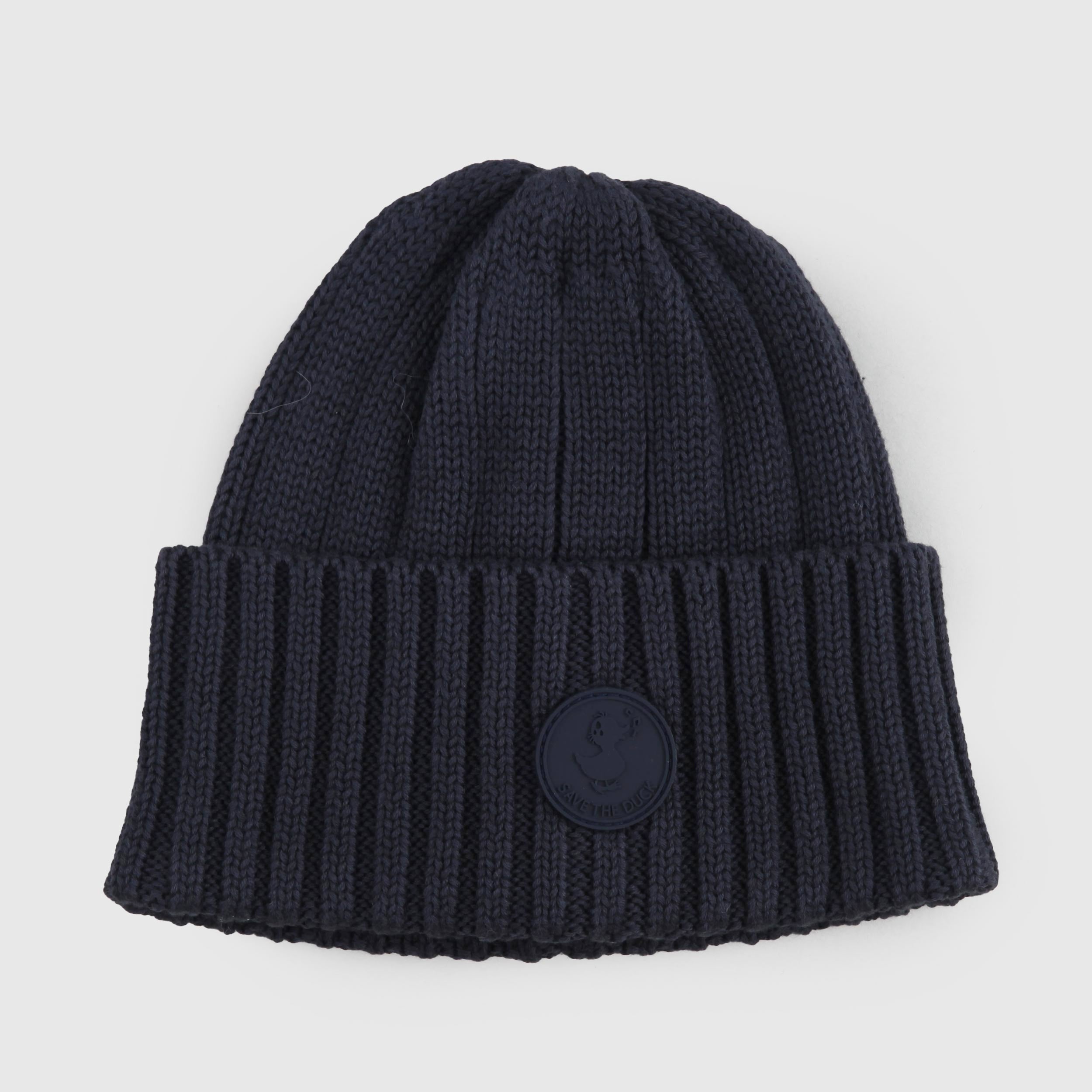 Berretto Blu Doyle Con Logo Firmato SAVE THE DUCK