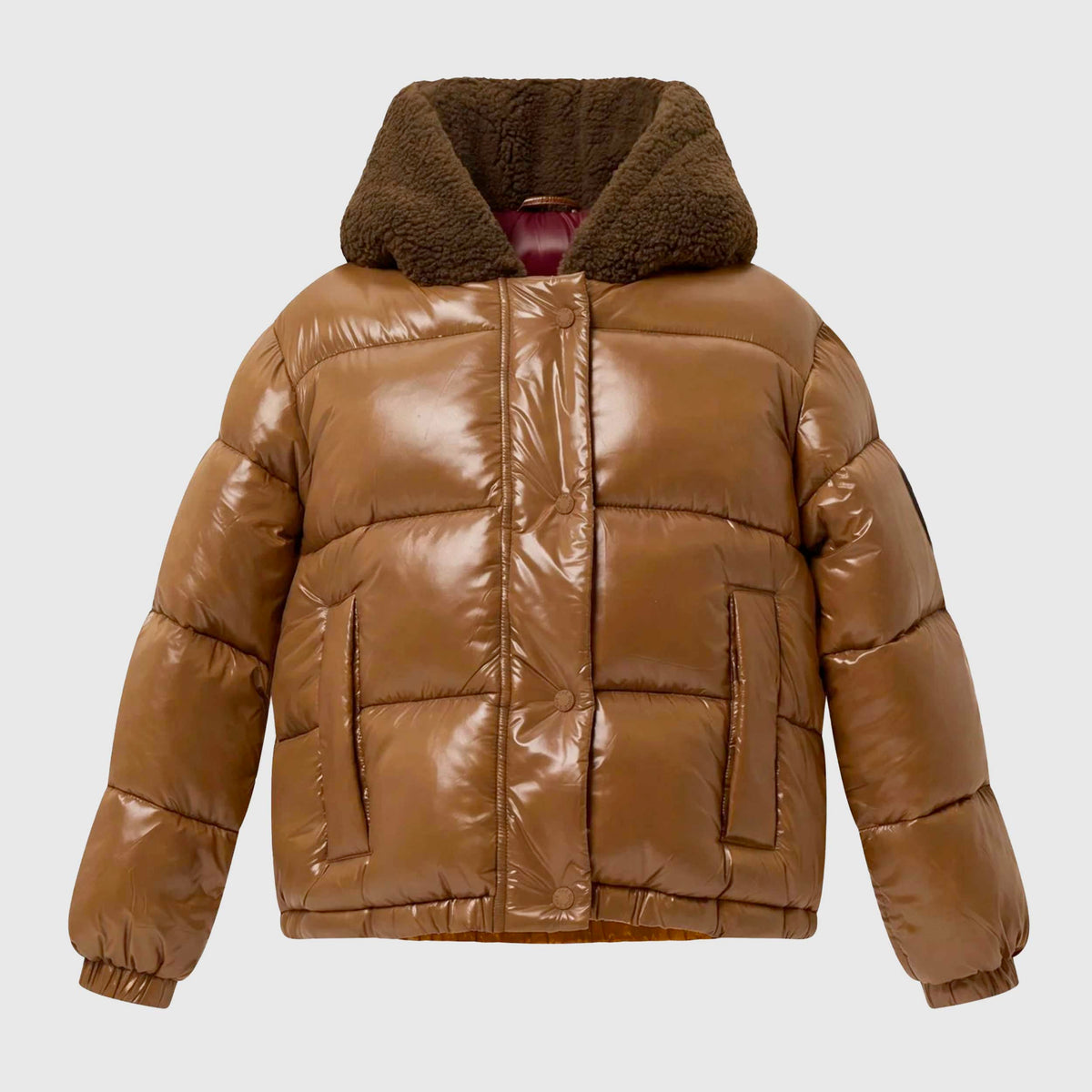 Bomber Marrone Nocciola Ulla per Ragazza SAVE THE DUCK