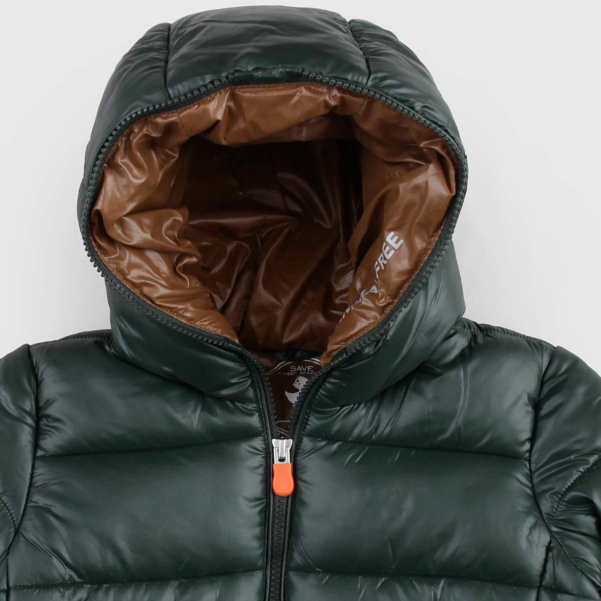 Piumino Verde Scuro Kate per Bambina SAVE THE DUCK