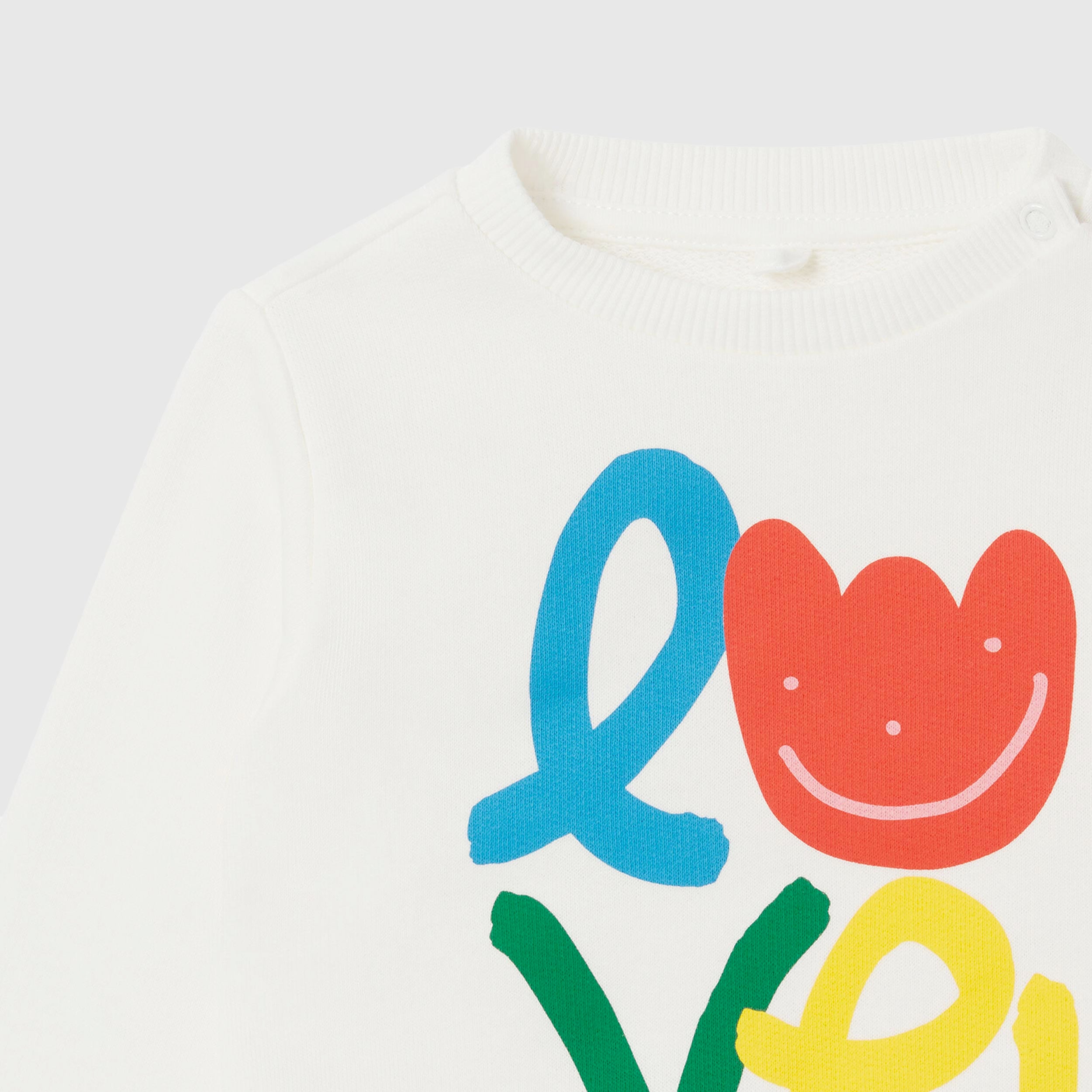 Felpa con Stampa Iconica Multicolore Firmata STELLA MCCARTNEY