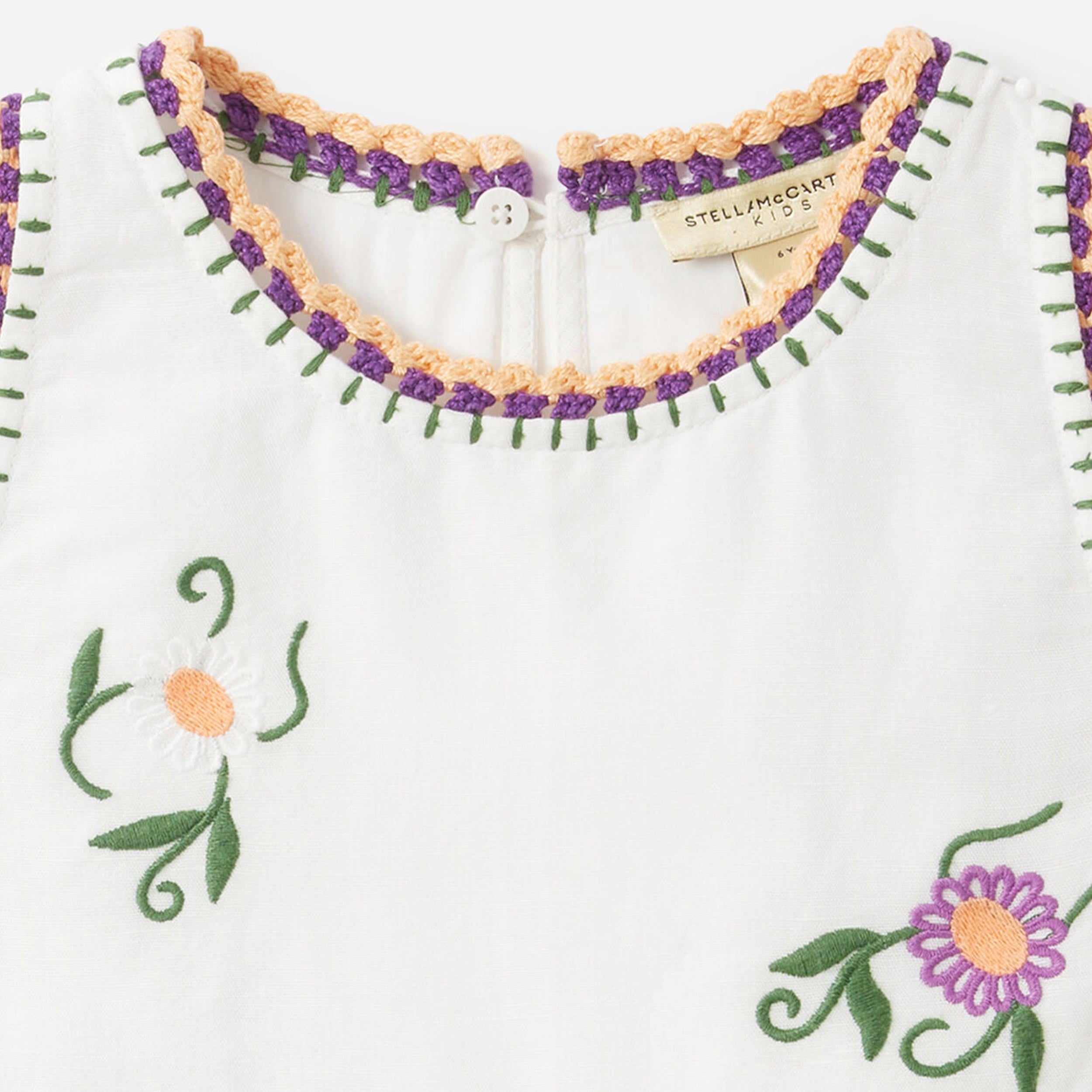 STELLA MCCARTNEY Sleeveless White Dress