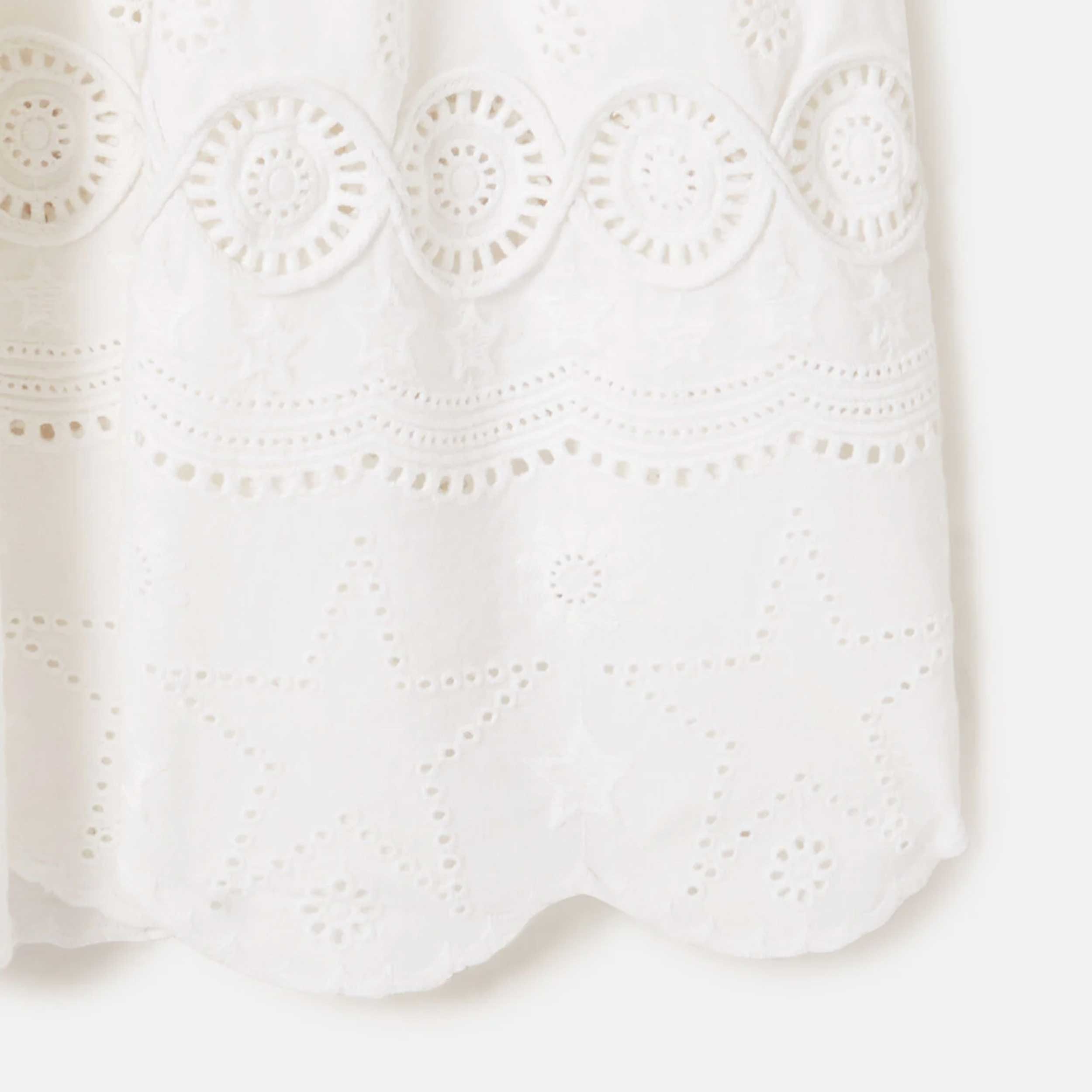 White Dress with Small Embroideries by STELLA MCCARTNEY