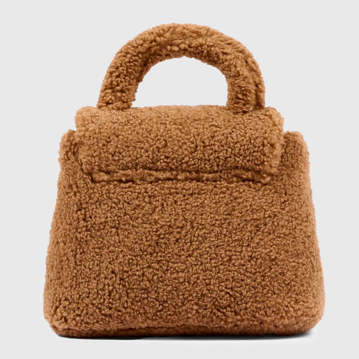 Borsa a Sacco in Teddy Marrone per Ragazza by STELLA MCCARTNEY