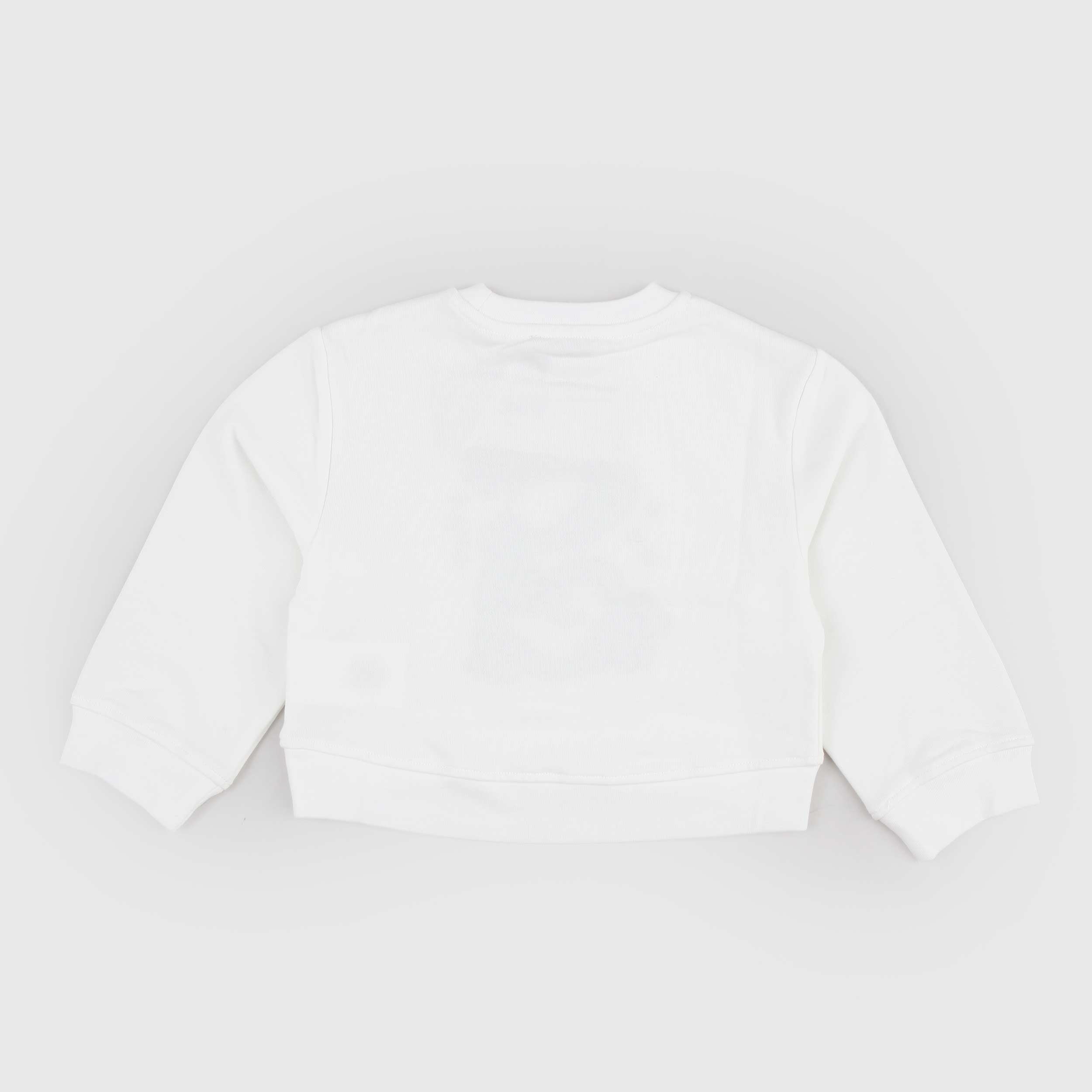 White Sweatshirt with Appliquéd Writing by STELLA MCCARTNEY