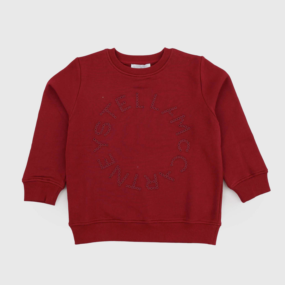 Felpa Bordeaux in Cotone con Ricamo by PETIT BATEAU