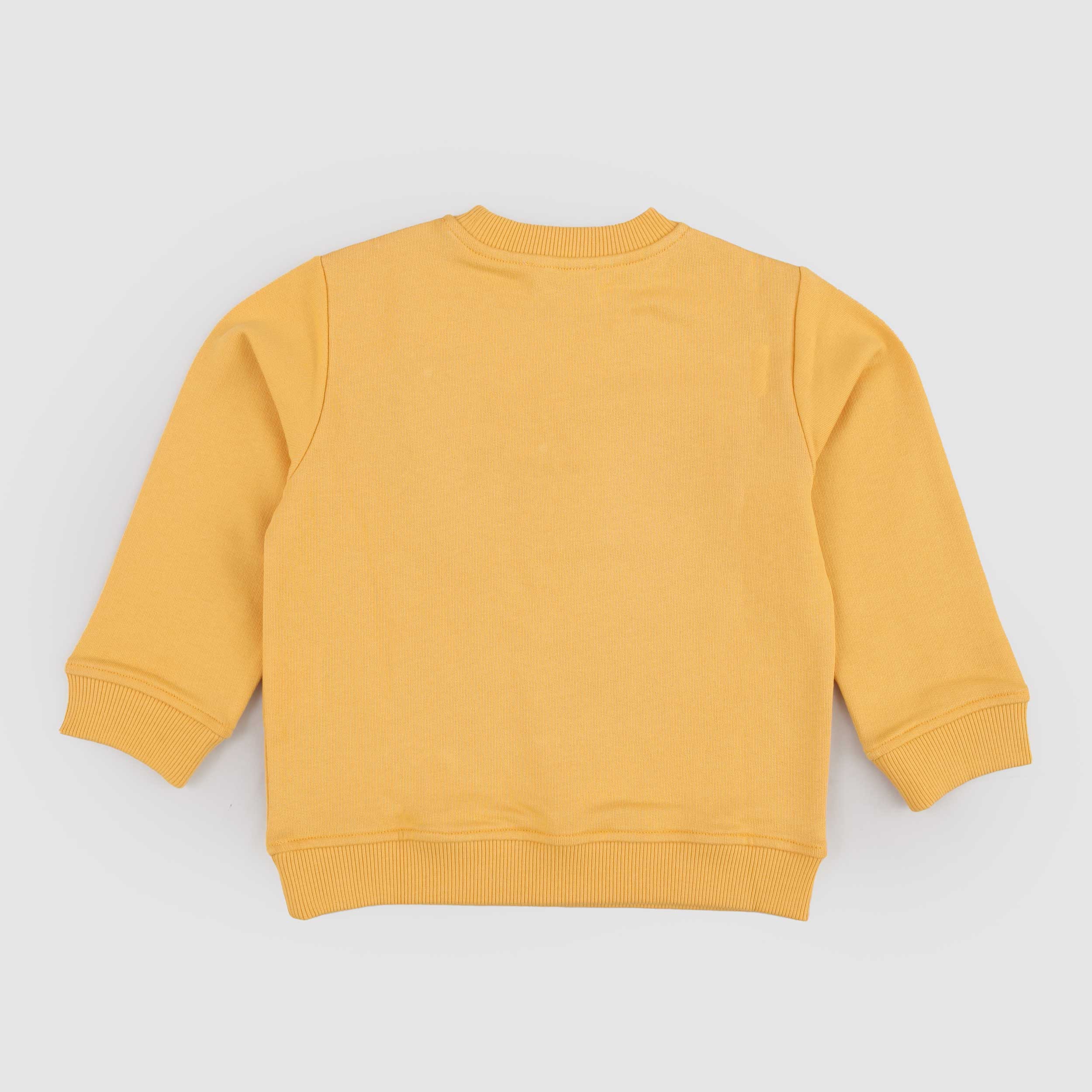 STELLA MCCARTNEY Yellow Sweatshirt with Black Print