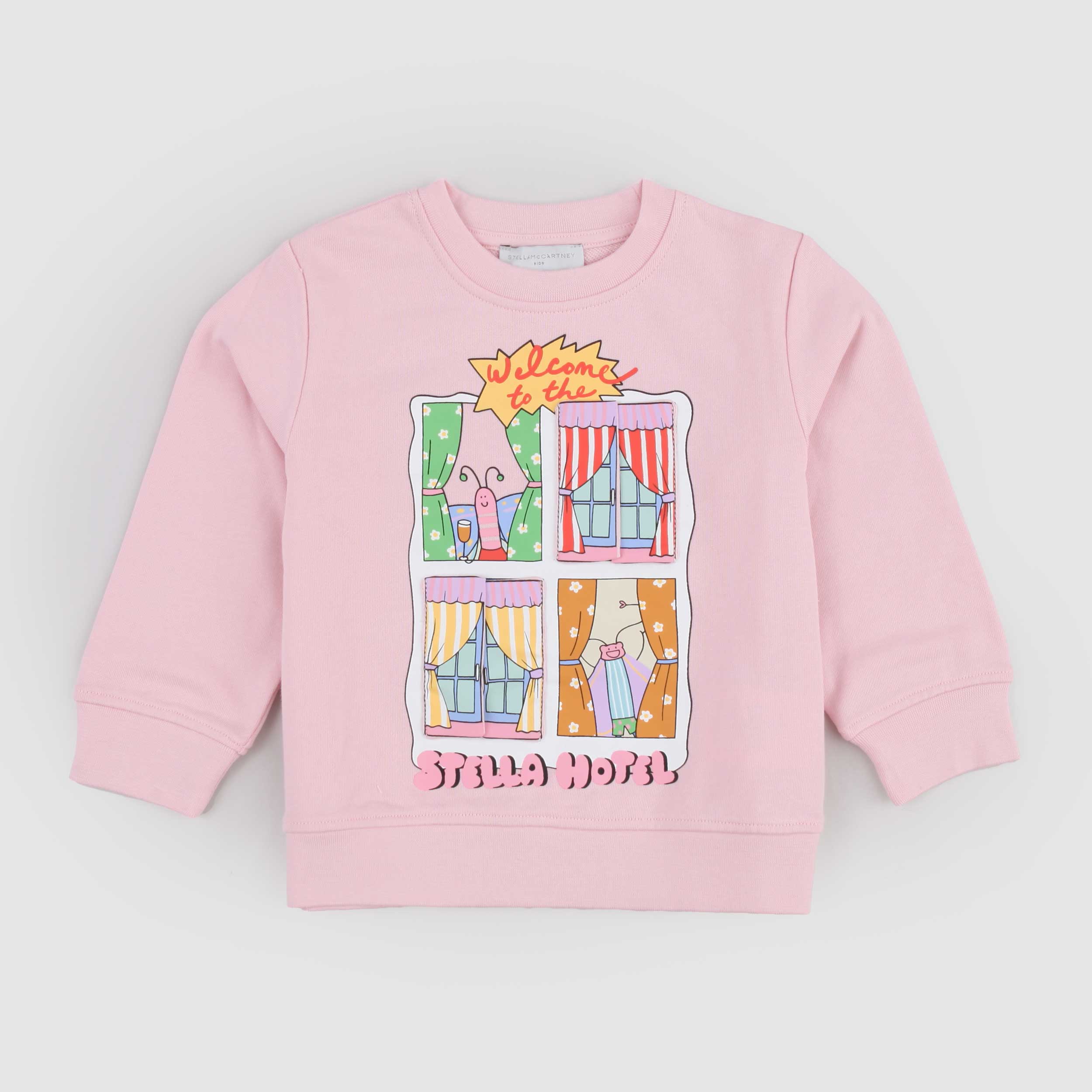 STELLA MCCARTNEY Pink Crewneck Sweatshirt
