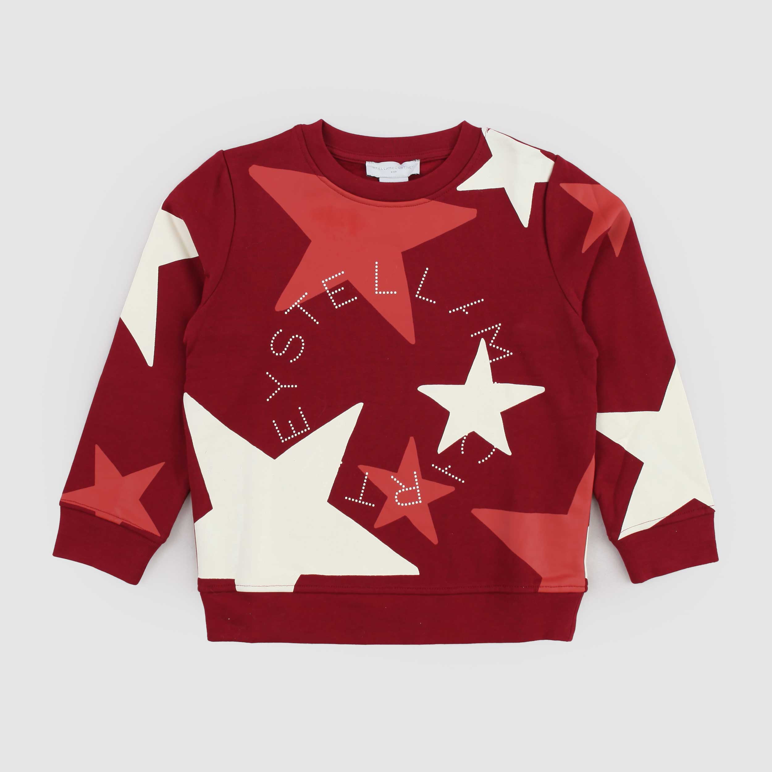 Bordeaux Sweatshirt with Print for Baby by STELLA MCCARTNEY